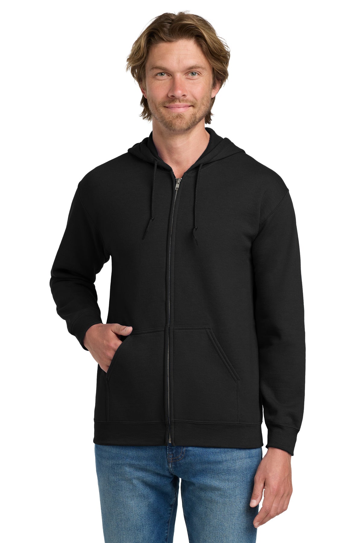Gildan ®  - Heavy Blend™ Full-Zip Hooded Sweatshirt. 18600 | Add Your Logo