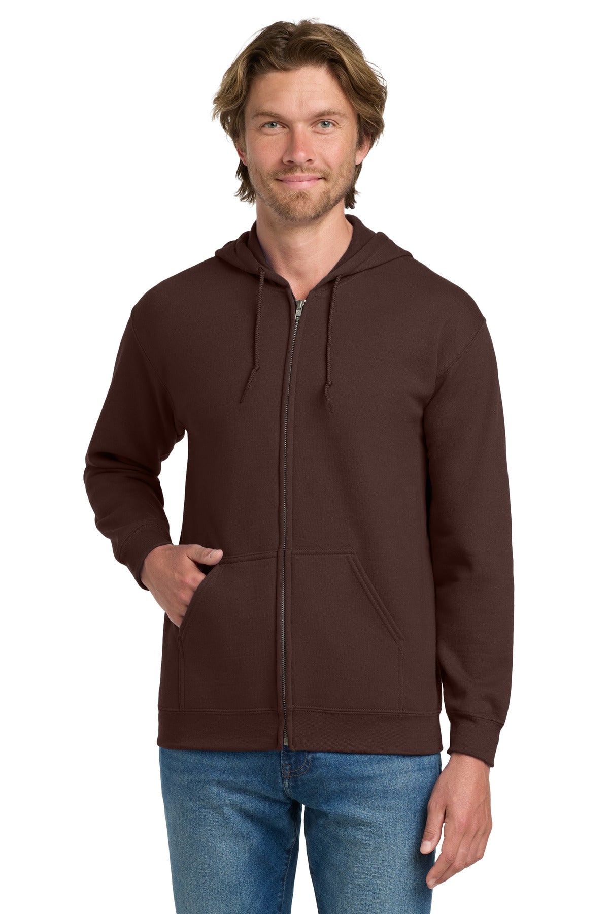 Gildan ®  - Heavy Blend™ Full-Zip Hooded Sweatshirt. 18600 | Add Your Logo