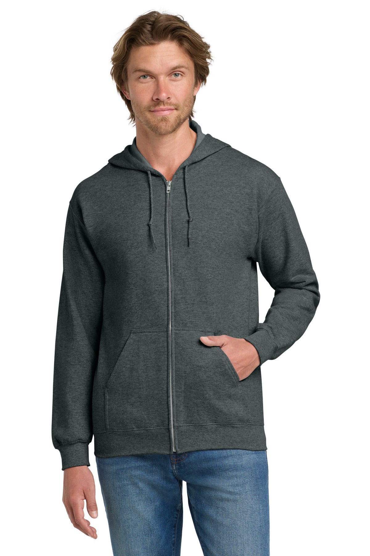 Gildan ®  - Heavy Blend™ Full-Zip Hooded Sweatshirt. 18600 | Add Your Logo