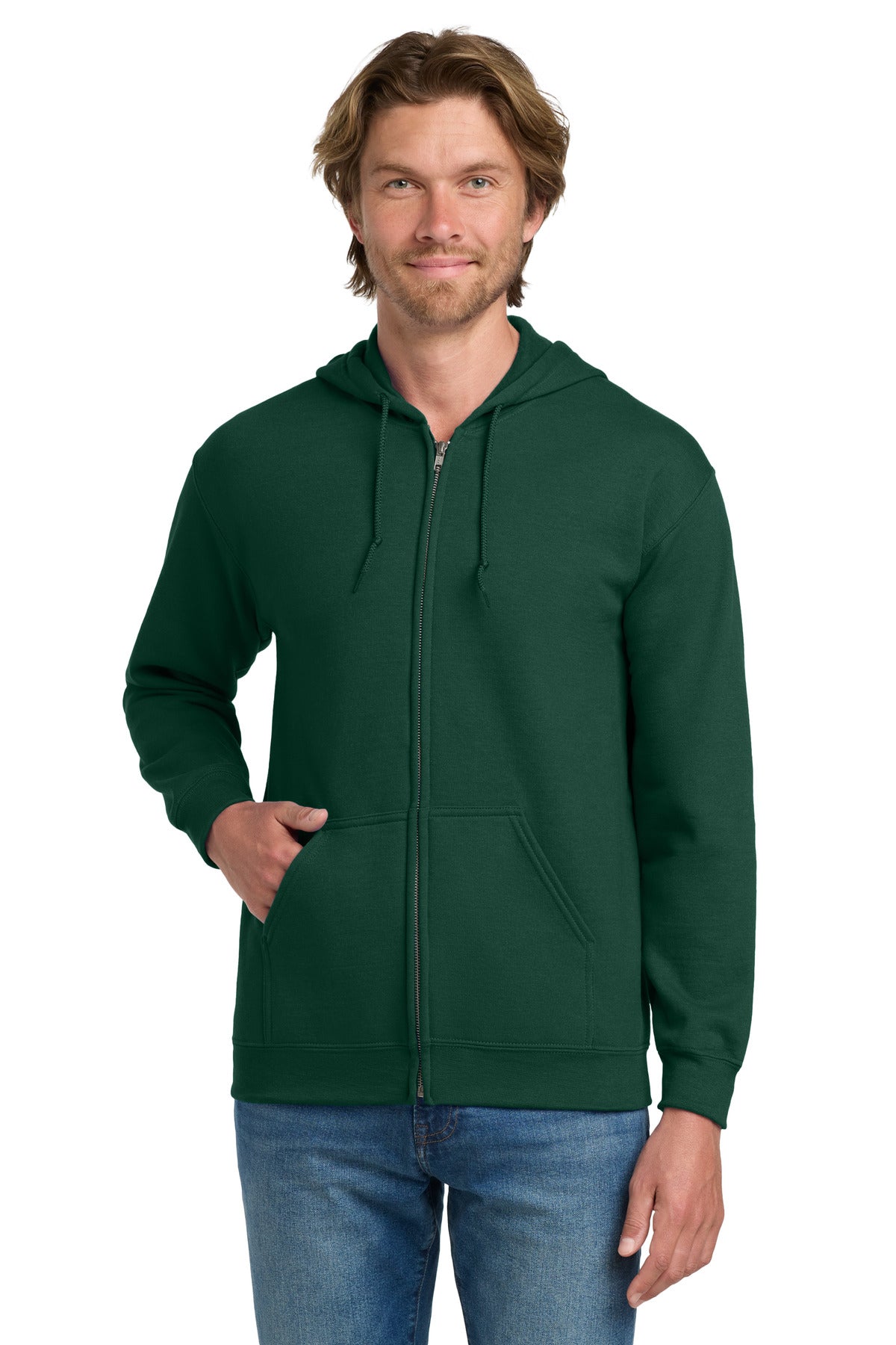 Gildan ®  - Heavy Blend™ Full-Zip Hooded Sweatshirt. 18600 | Add Your Logo