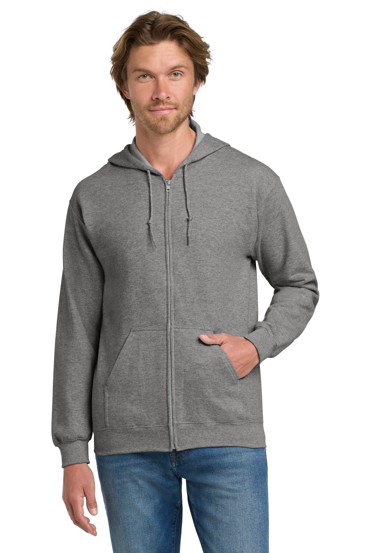 Gildan ®  - Heavy Blend™ Full-Zip Hooded Sweatshirt. 18600 | Add Your Logo