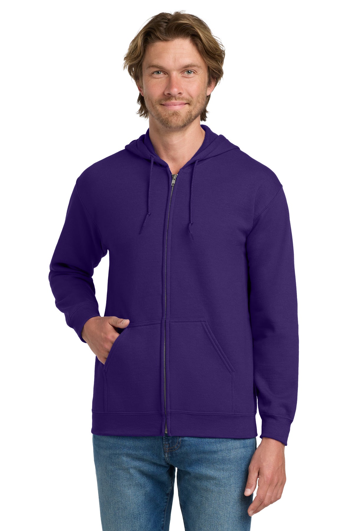 Gildan ®  - Heavy Blend™ Full-Zip Hooded Sweatshirt. 18600 | Add Your Logo