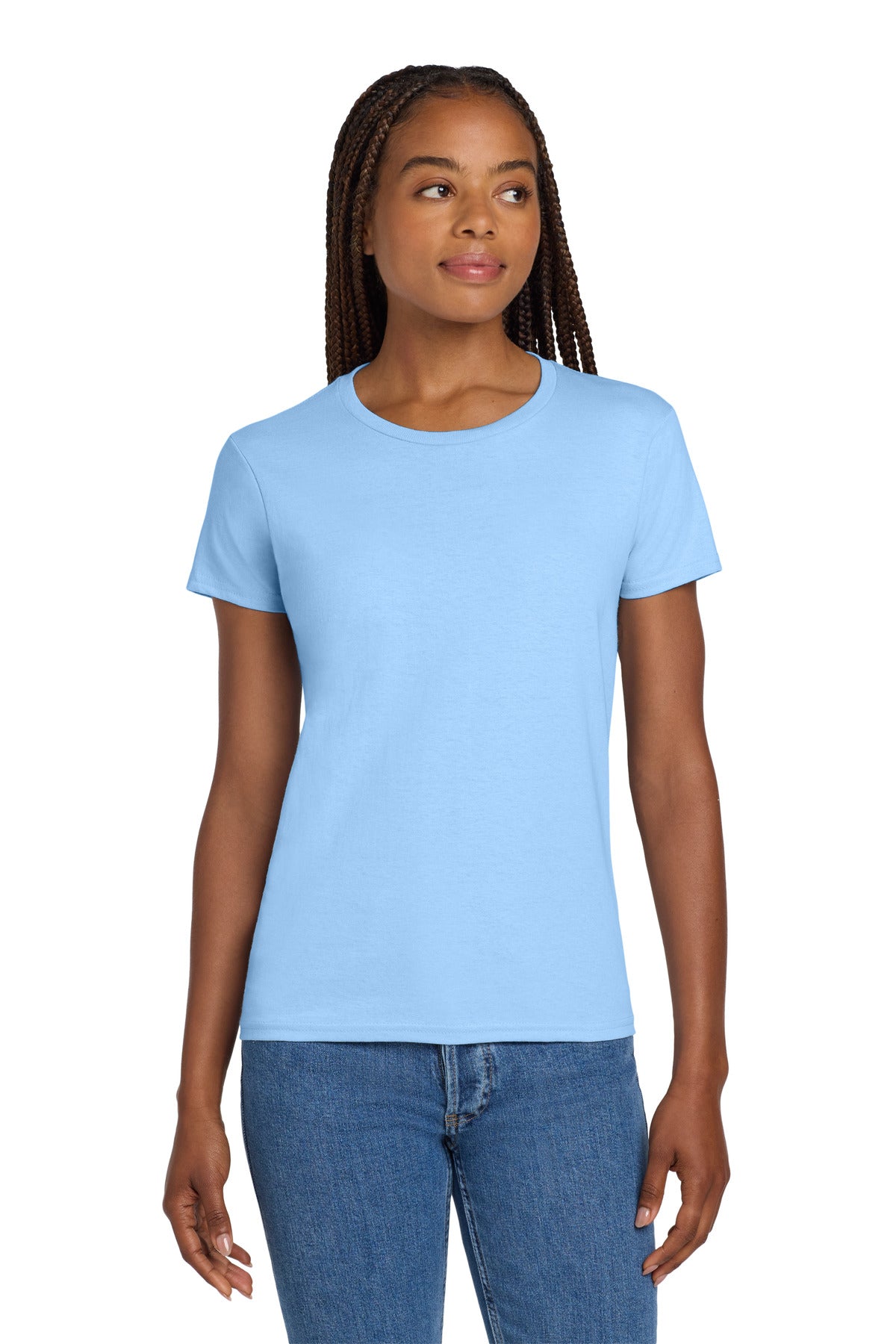 Gildan   Women's Ultra Cotton   100% US Cotton T-Shirt. 2000L