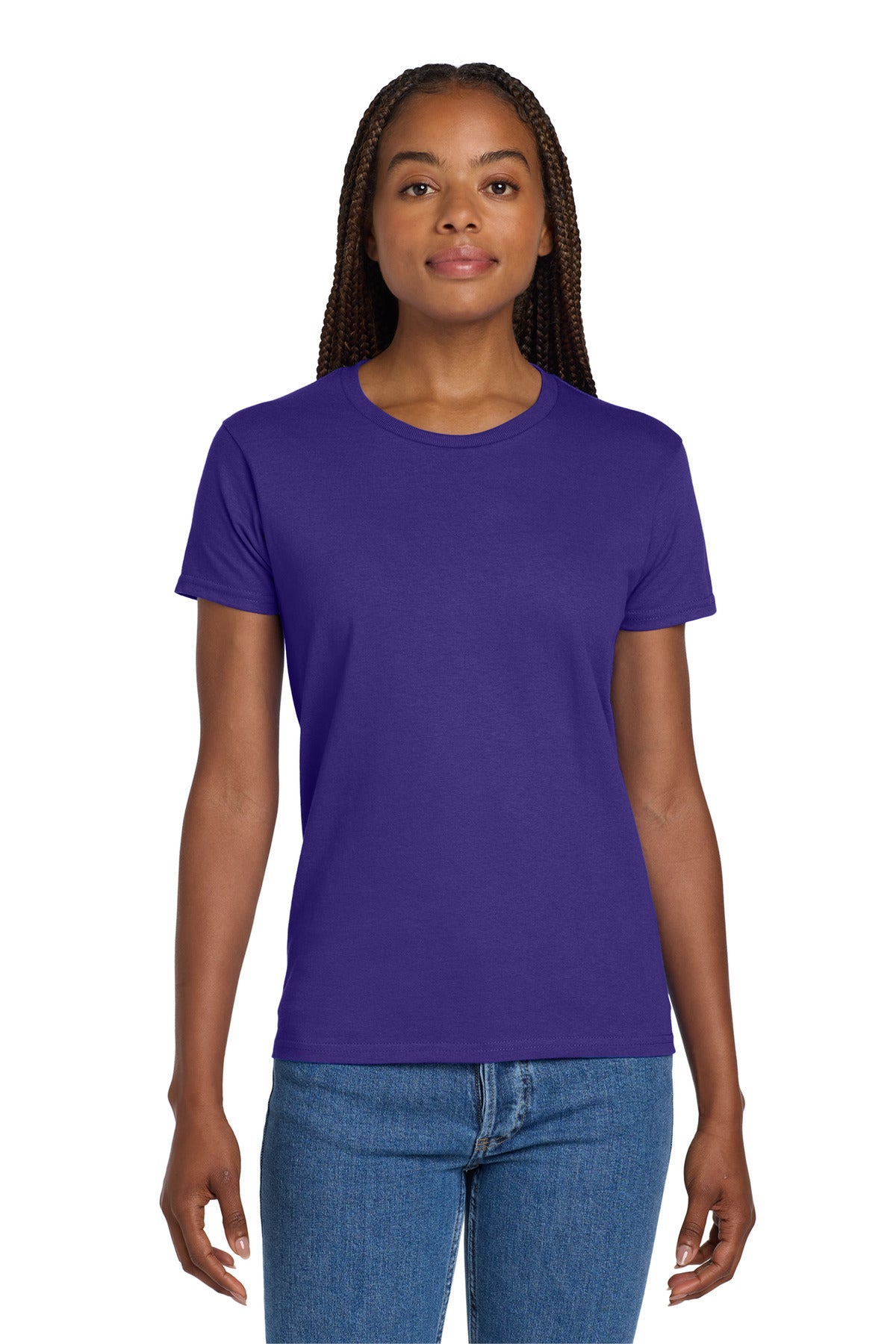 Gildan   Women's Ultra Cotton   100% US Cotton T-Shirt. 2000L