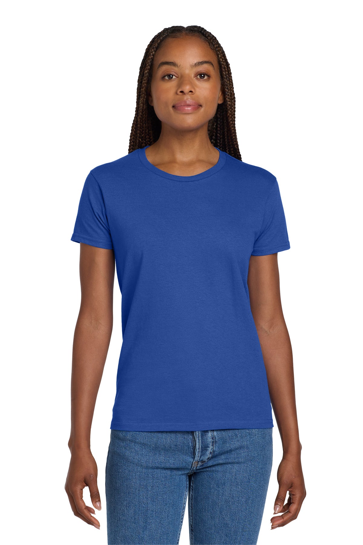 Gildan   Women's Ultra Cotton   100% US Cotton T-Shirt. 2000L