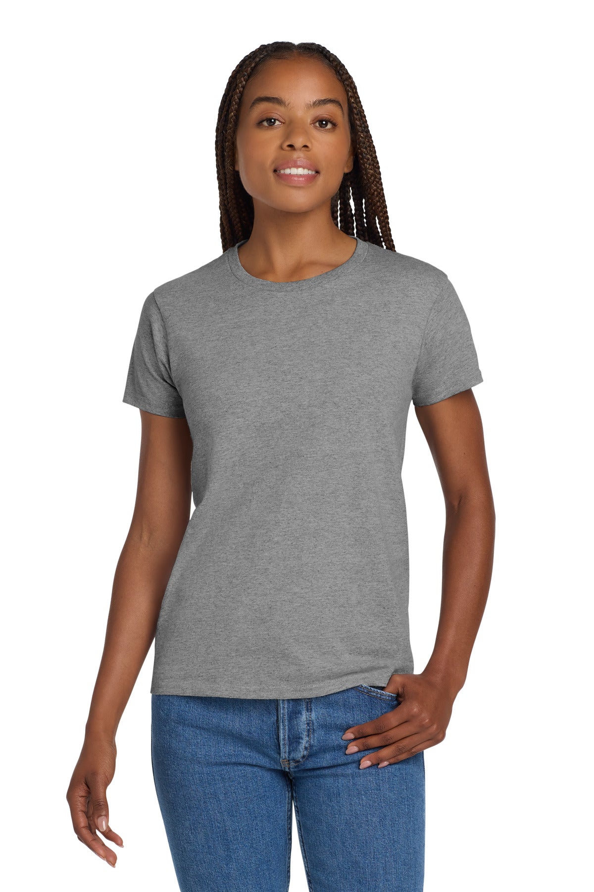 Gildan   Women's Ultra Cotton   100% US Cotton T-Shirt. 2000L