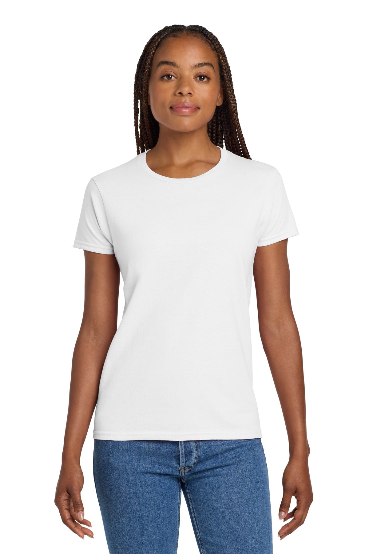 Gildan   Women's Ultra Cotton   100% US Cotton T-Shirt. 2000L