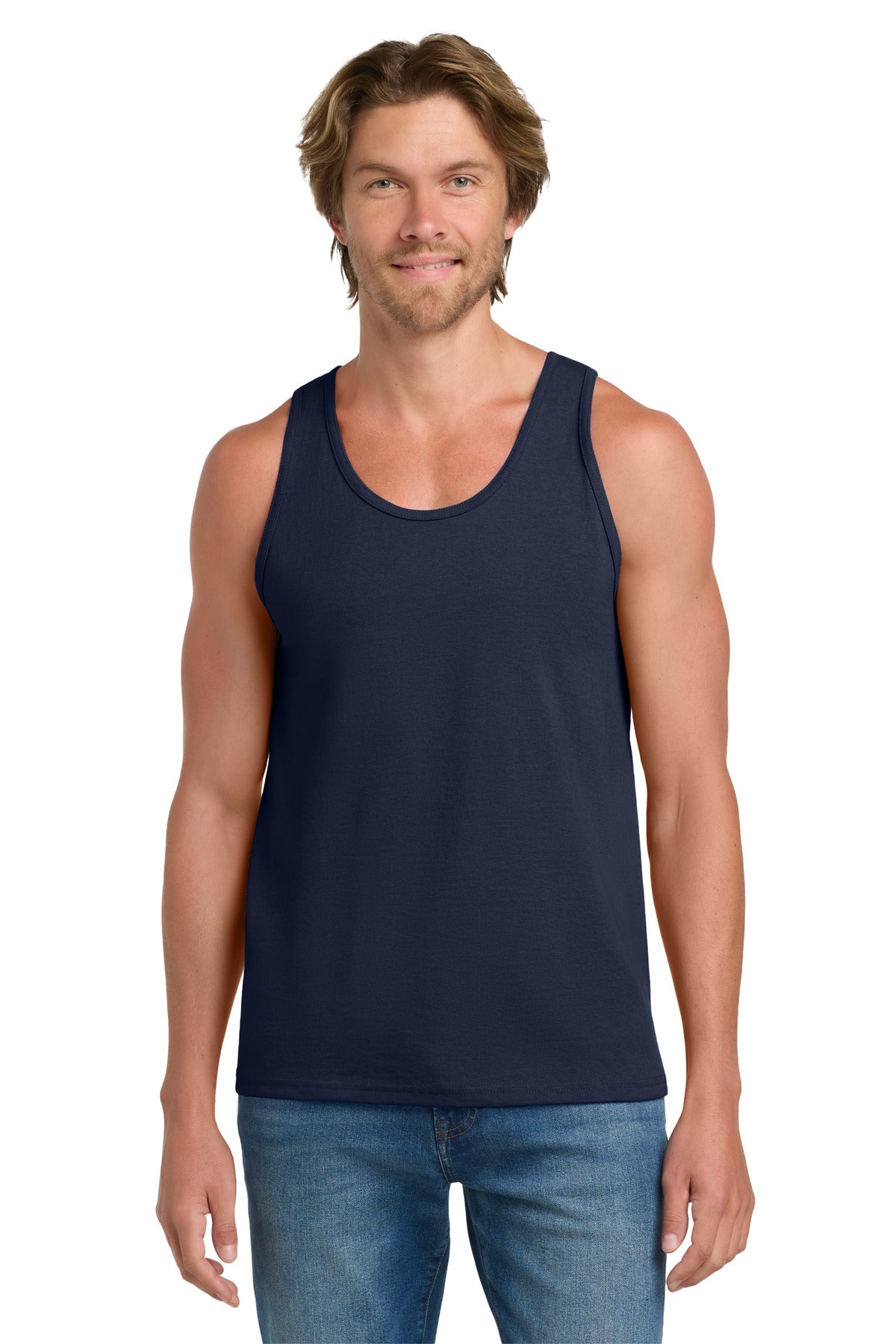 Gildan ®  - Ultra Cotton ®  100% US Cotton Tank Top.  2200 | Add Your Logo