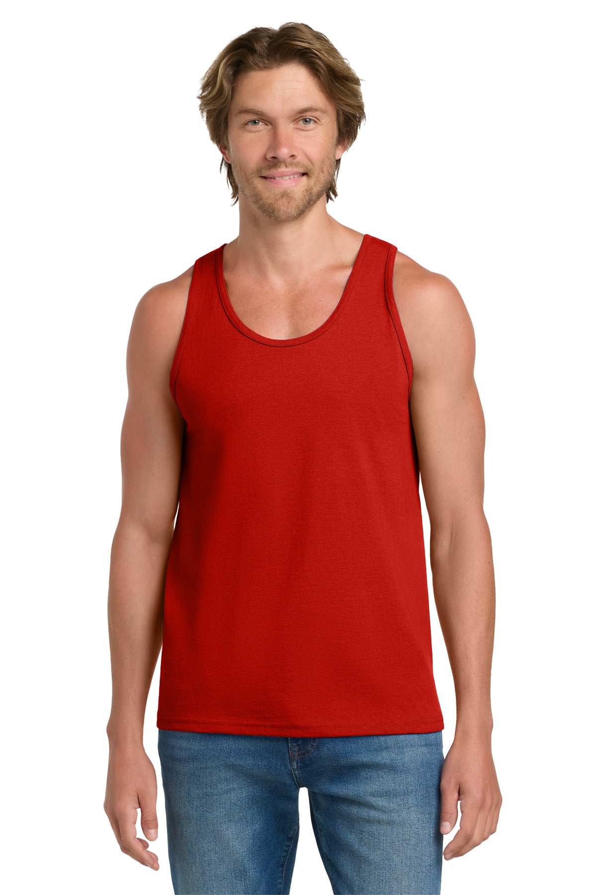 Gildan ®  - Ultra Cotton ®  100% US Cotton Tank Top.  2200 | Add Your Logo
