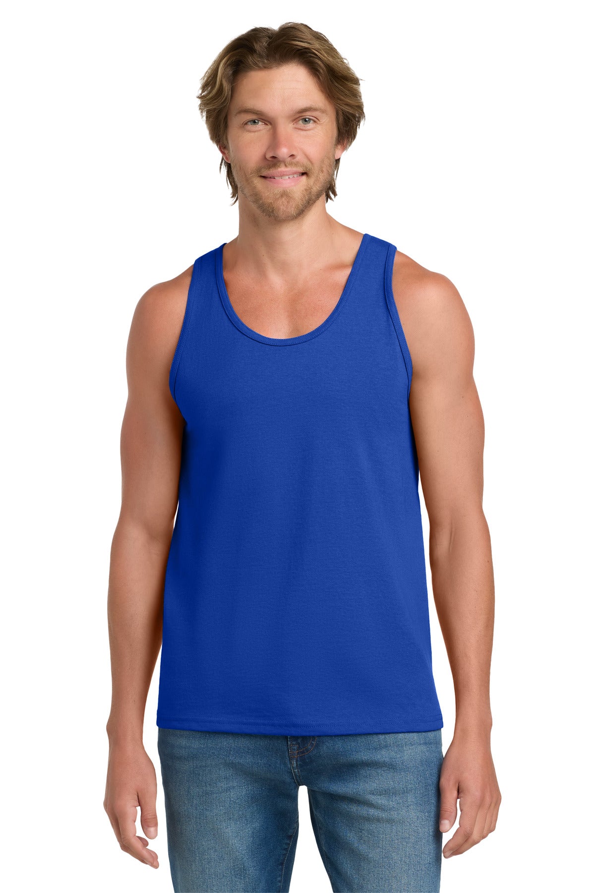 Gildan ®  - Ultra Cotton ®  100% US Cotton Tank Top.  2200 | Add Your Logo