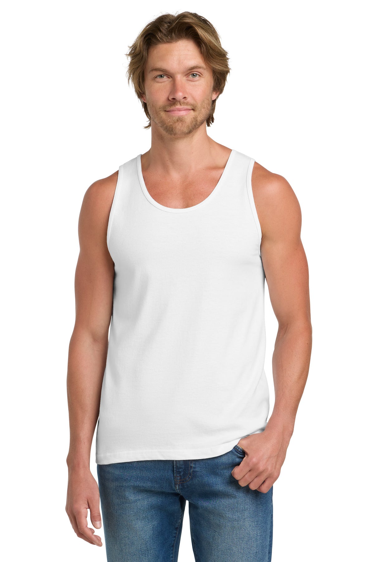 Gildan ®  - Ultra Cotton ®  100% US Cotton Tank Top.  2200 | Add Your Logo