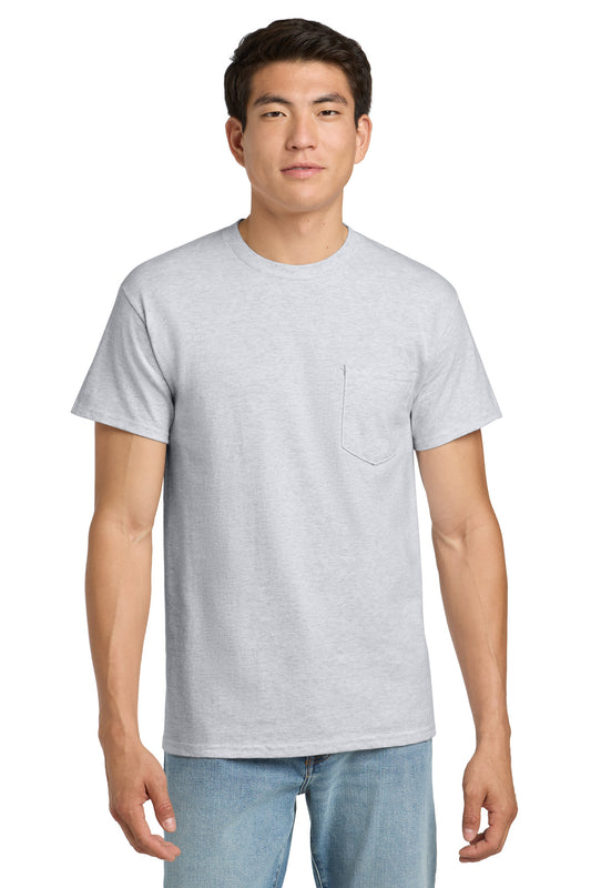 Gildan   - Ultra Cotton   100% US Cotton T-Shirt with Pocket.  2300