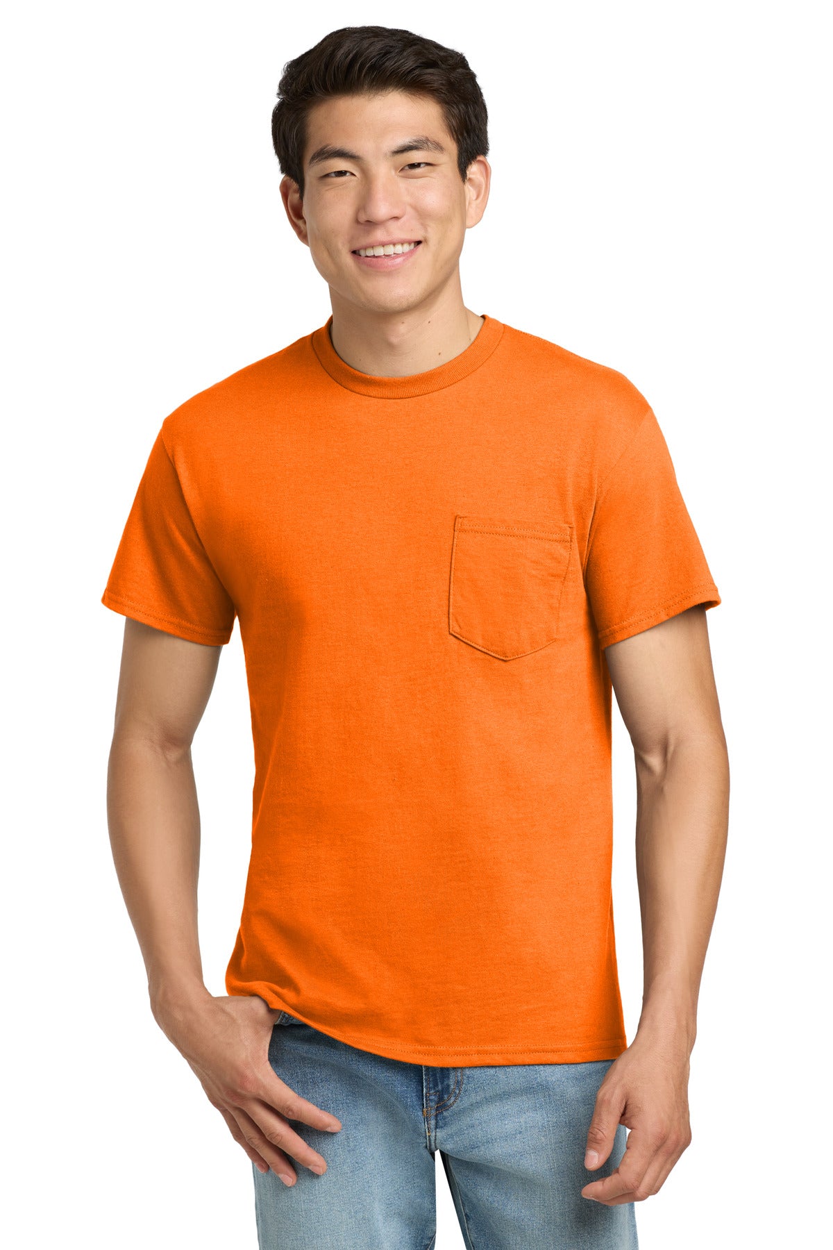 Gildan   - Ultra Cotton   100% US Cotton T-Shirt with Pocket.  2300