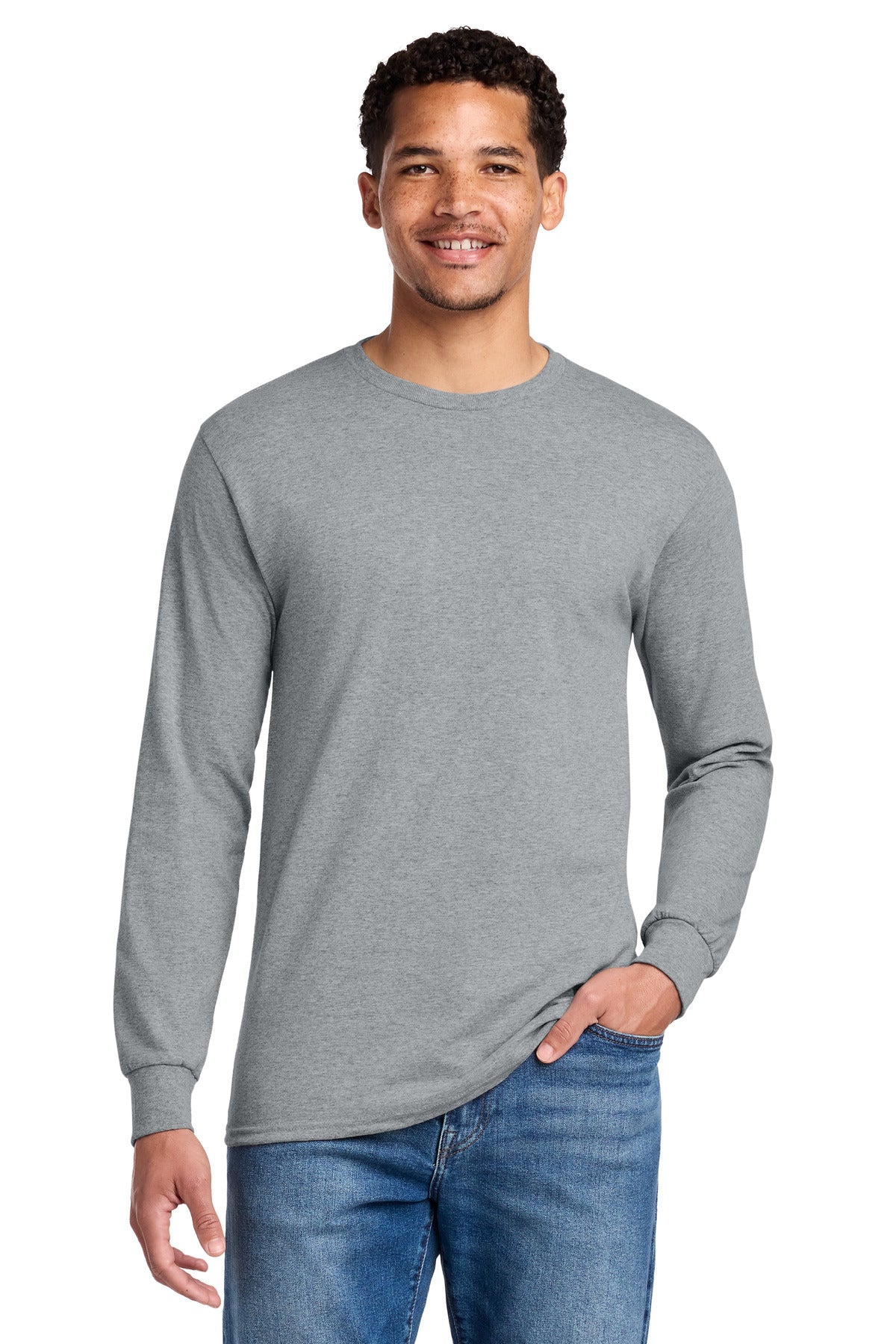Jerzees   - Dri-Power   50/50 Cotton/Poly Long Sleeve T-Shirt.  29LS