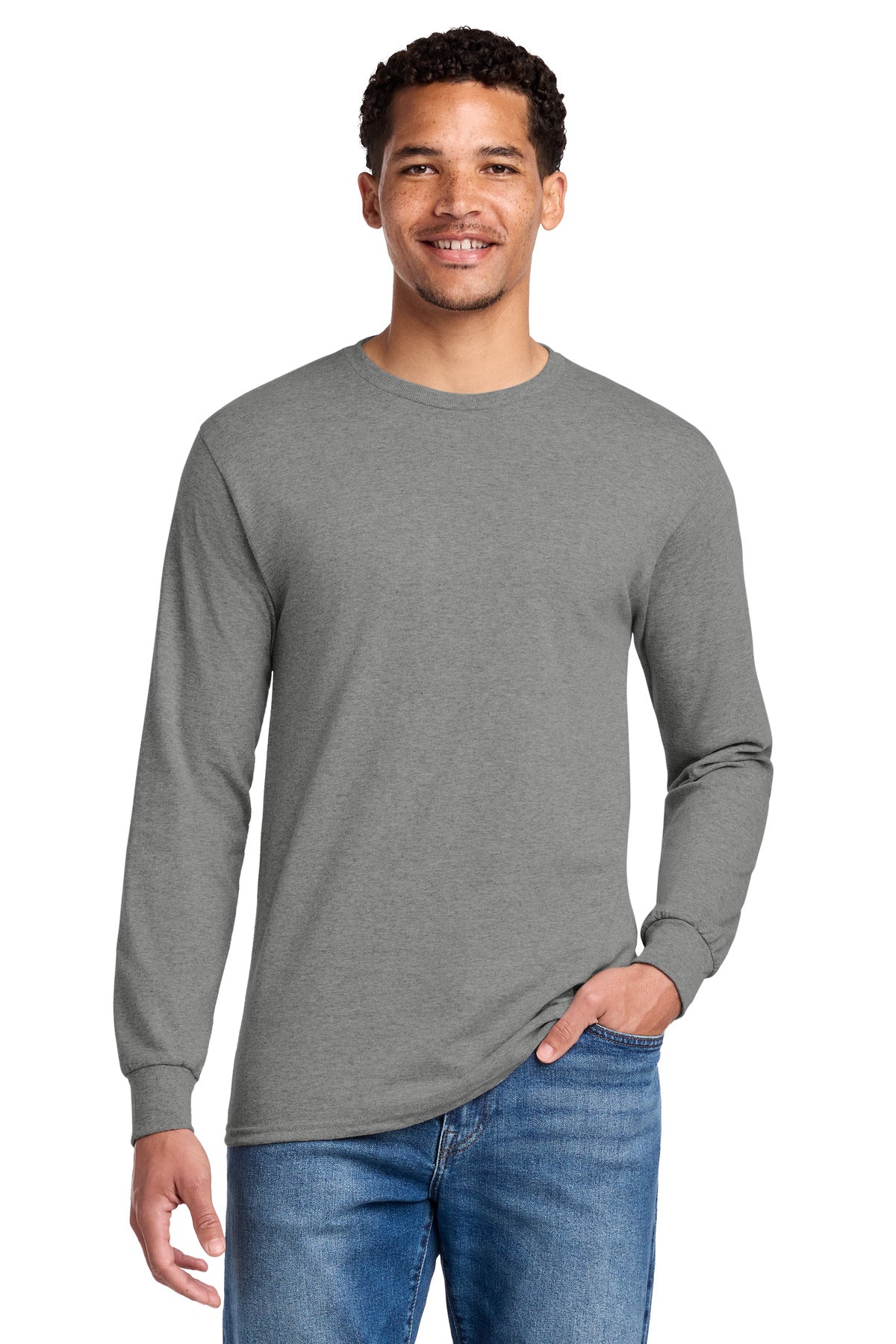 Jerzees   - Dri-Power   50/50 Cotton/Poly Long Sleeve T-Shirt.  29LS