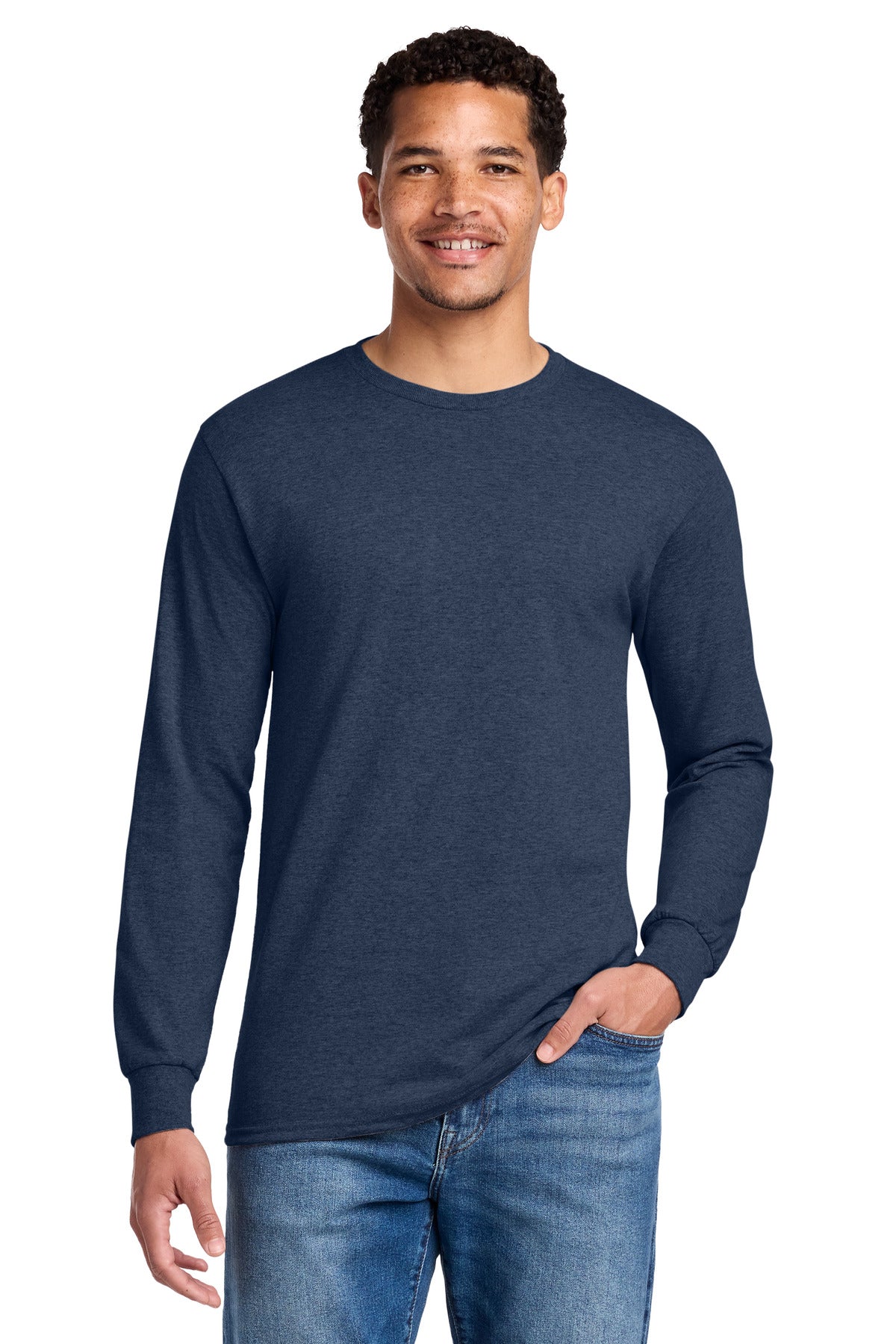 Jerzees   - Dri-Power   50/50 Cotton/Poly Long Sleeve T-Shirt.  29LS