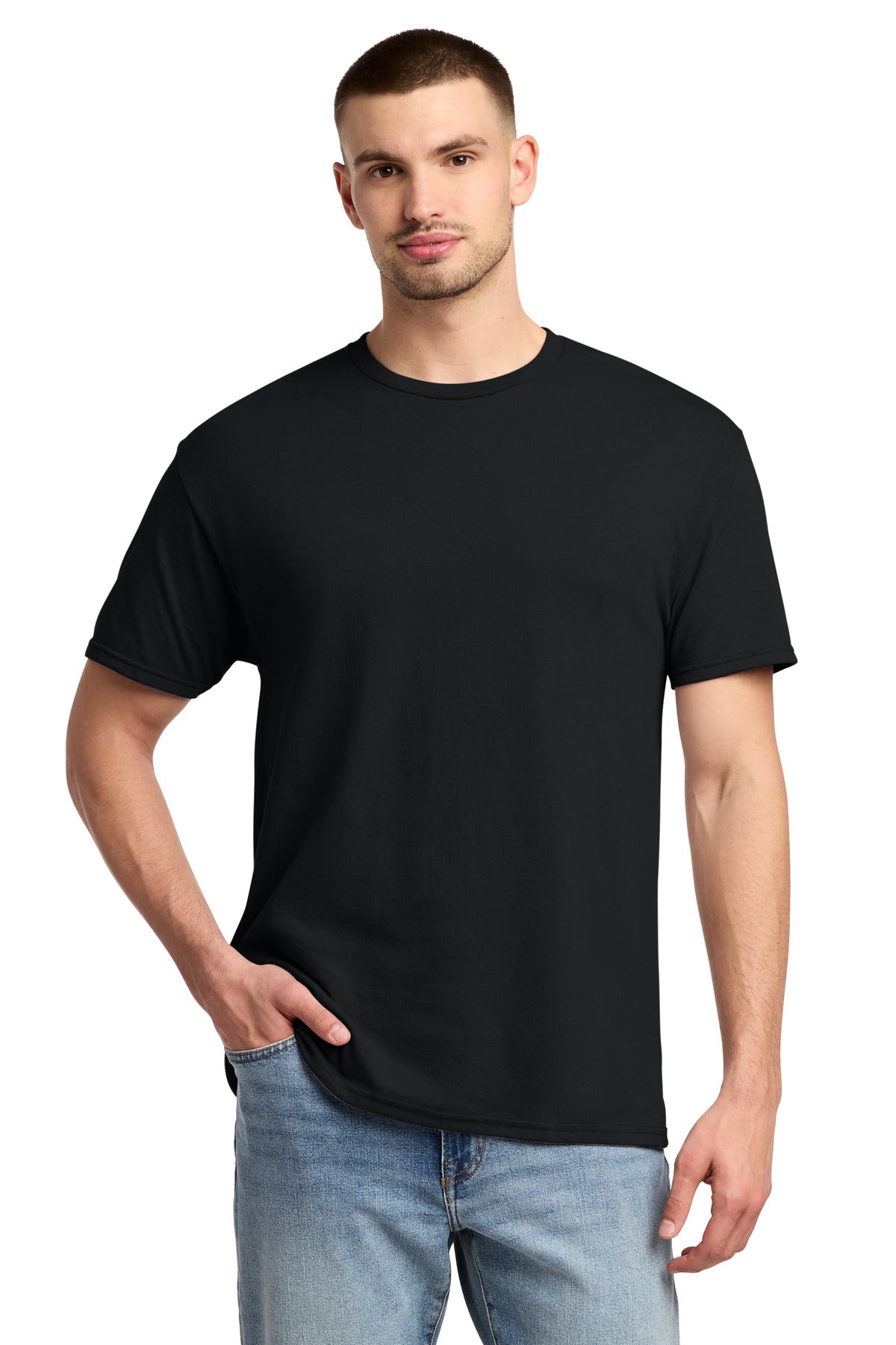 Jerzees   -  Dri-Power   50/50 Cotton/Poly T-Shirt.  29M