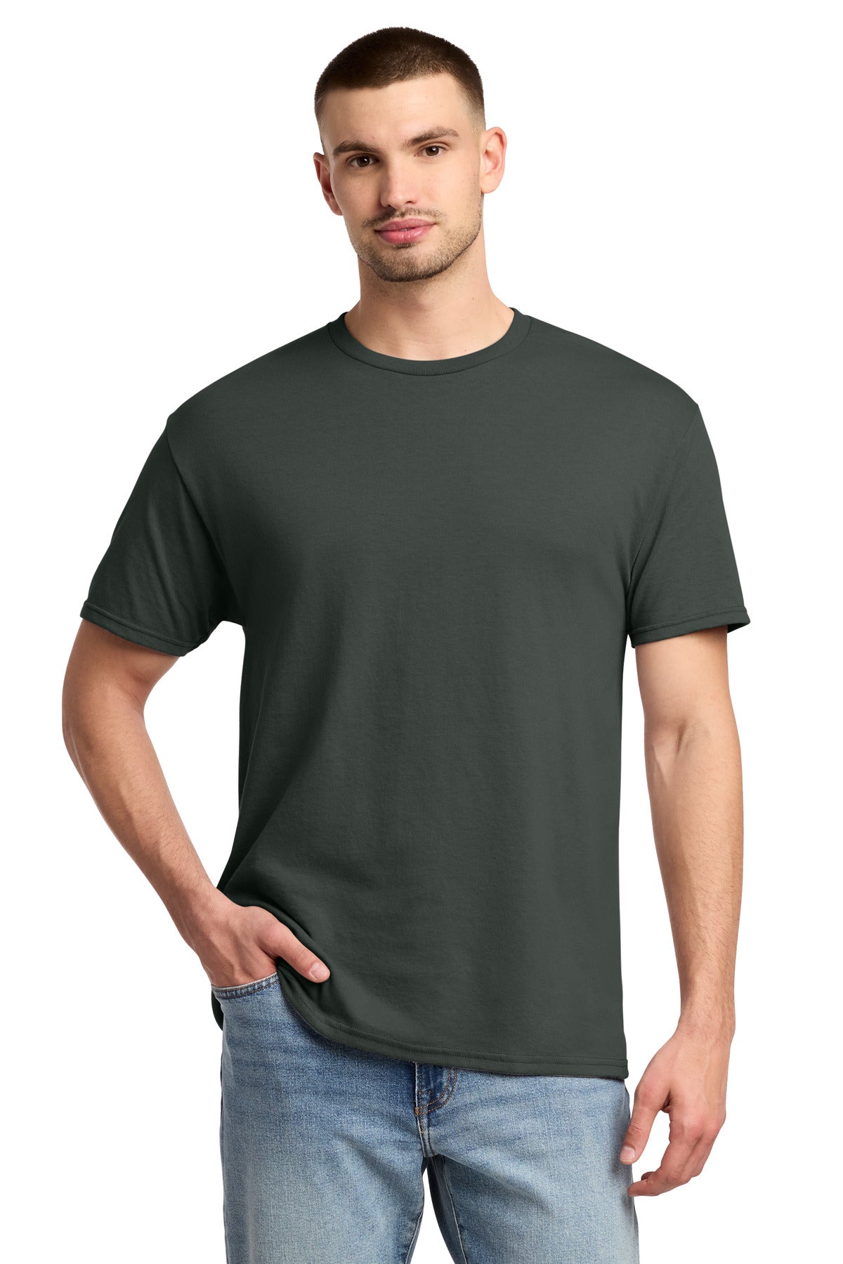 Jerzees   -  Dri-Power   50/50 Cotton/Poly T-Shirt.  29M