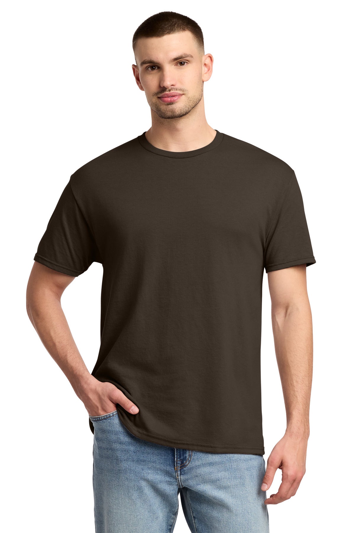 Jerzees   -  Dri-Power   50/50 Cotton/Poly T-Shirt.  29M