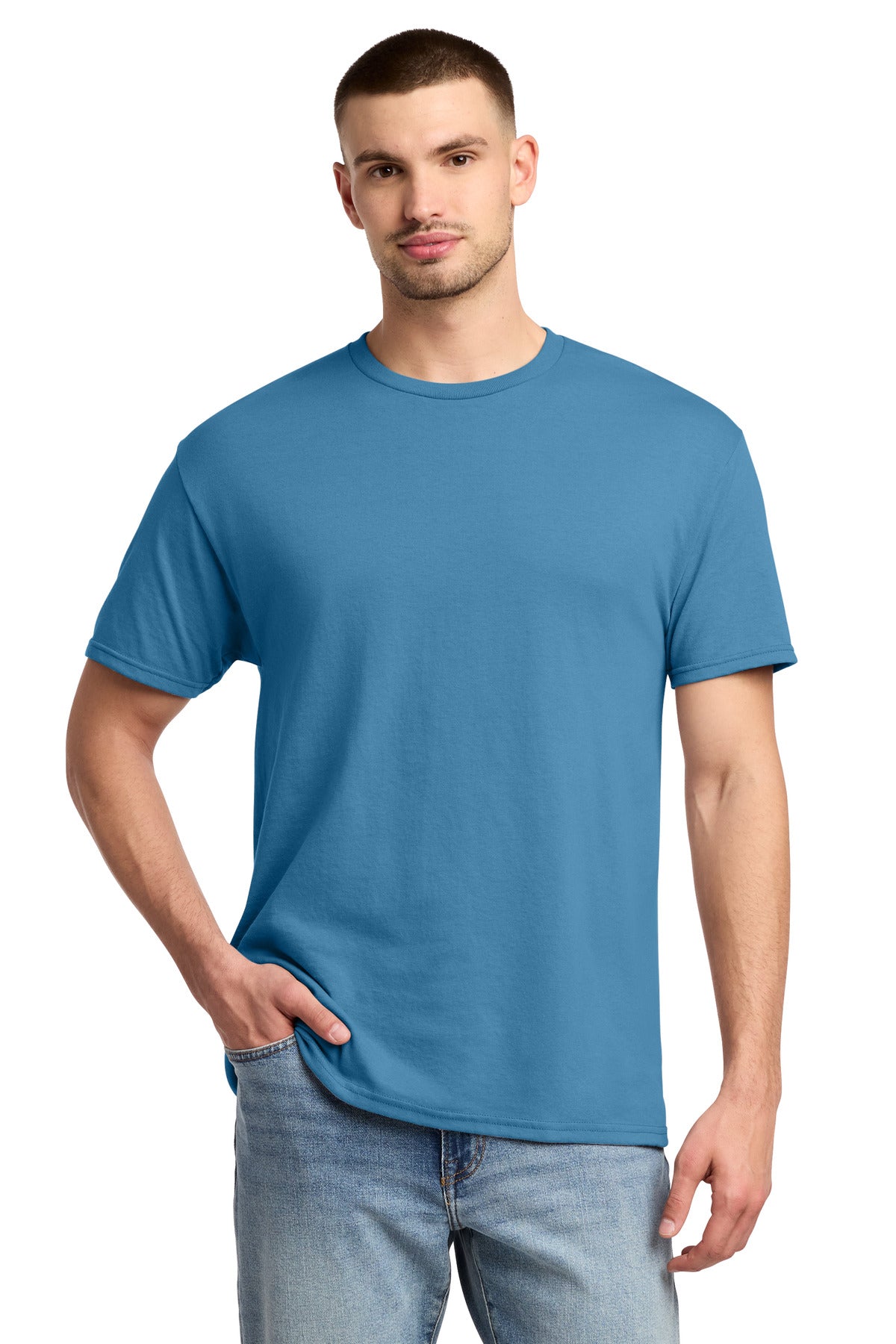 Jerzees   -  Dri-Power   50/50 Cotton/Poly T-Shirt.  29M
