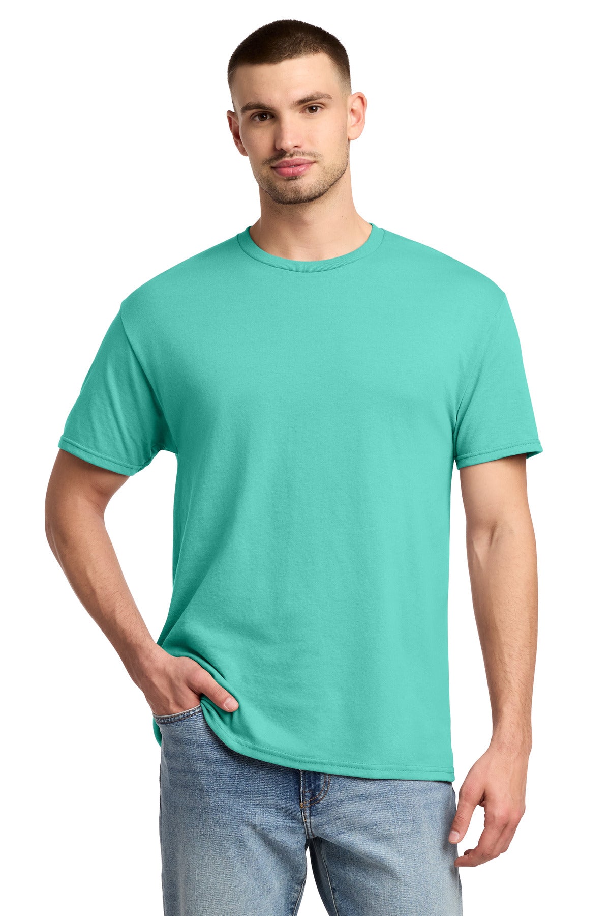 Jerzees   -  Dri-Power   50/50 Cotton/Poly T-Shirt.  29M