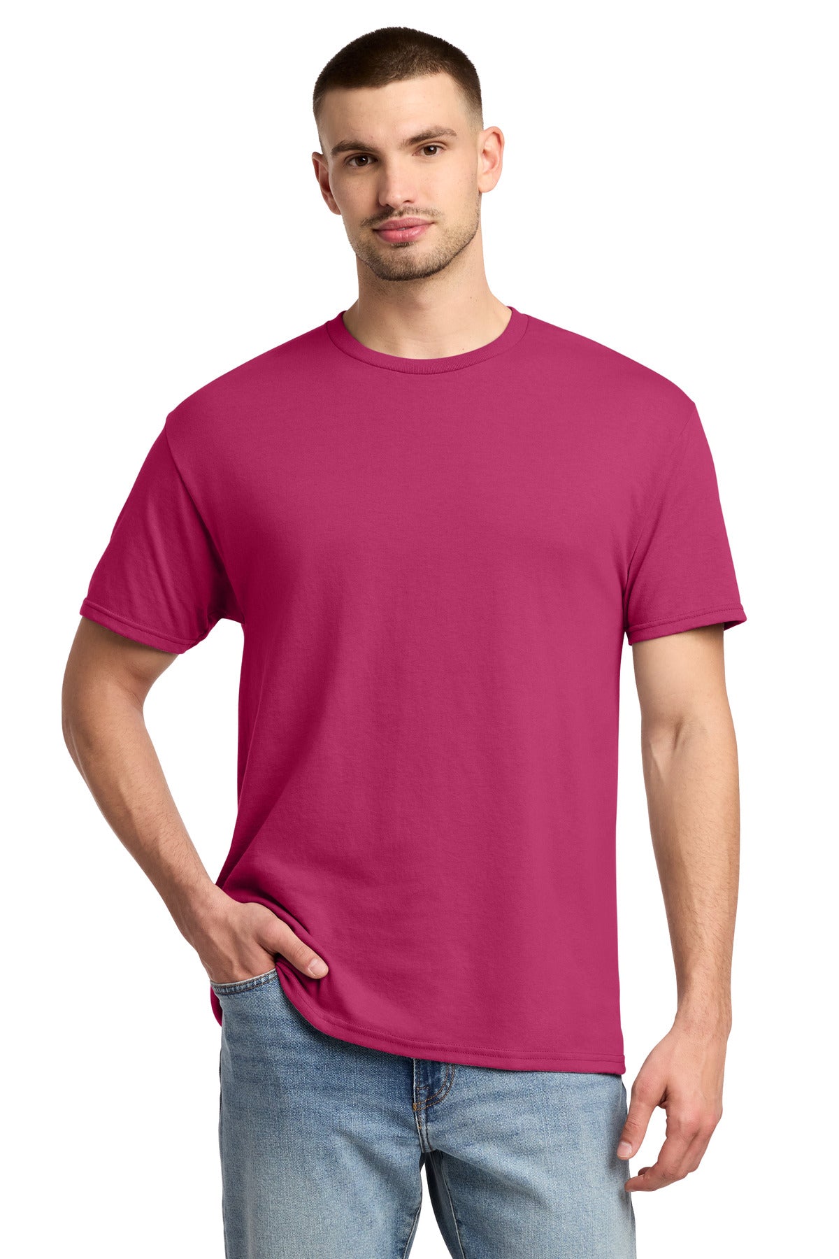 Jerzees   -  Dri-Power   50/50 Cotton/Poly T-Shirt.  29M