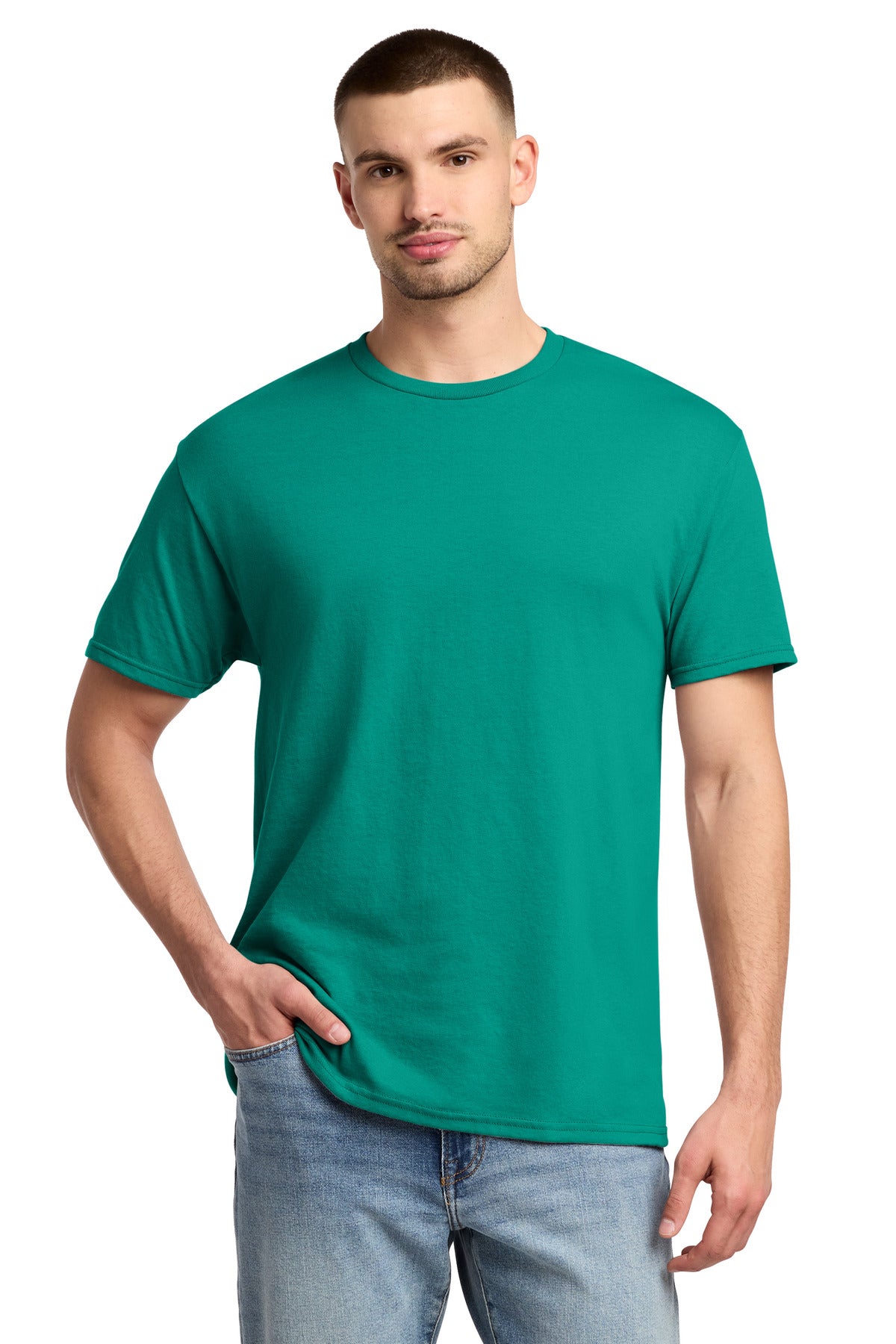 Jerzees   -  Dri-Power   50/50 Cotton/Poly T-Shirt.  29M