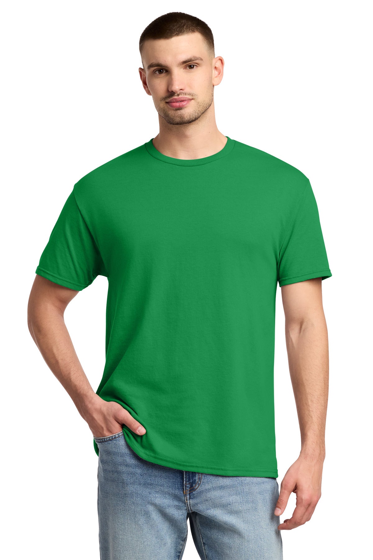 Jerzees   -  Dri-Power   50/50 Cotton/Poly T-Shirt.  29M