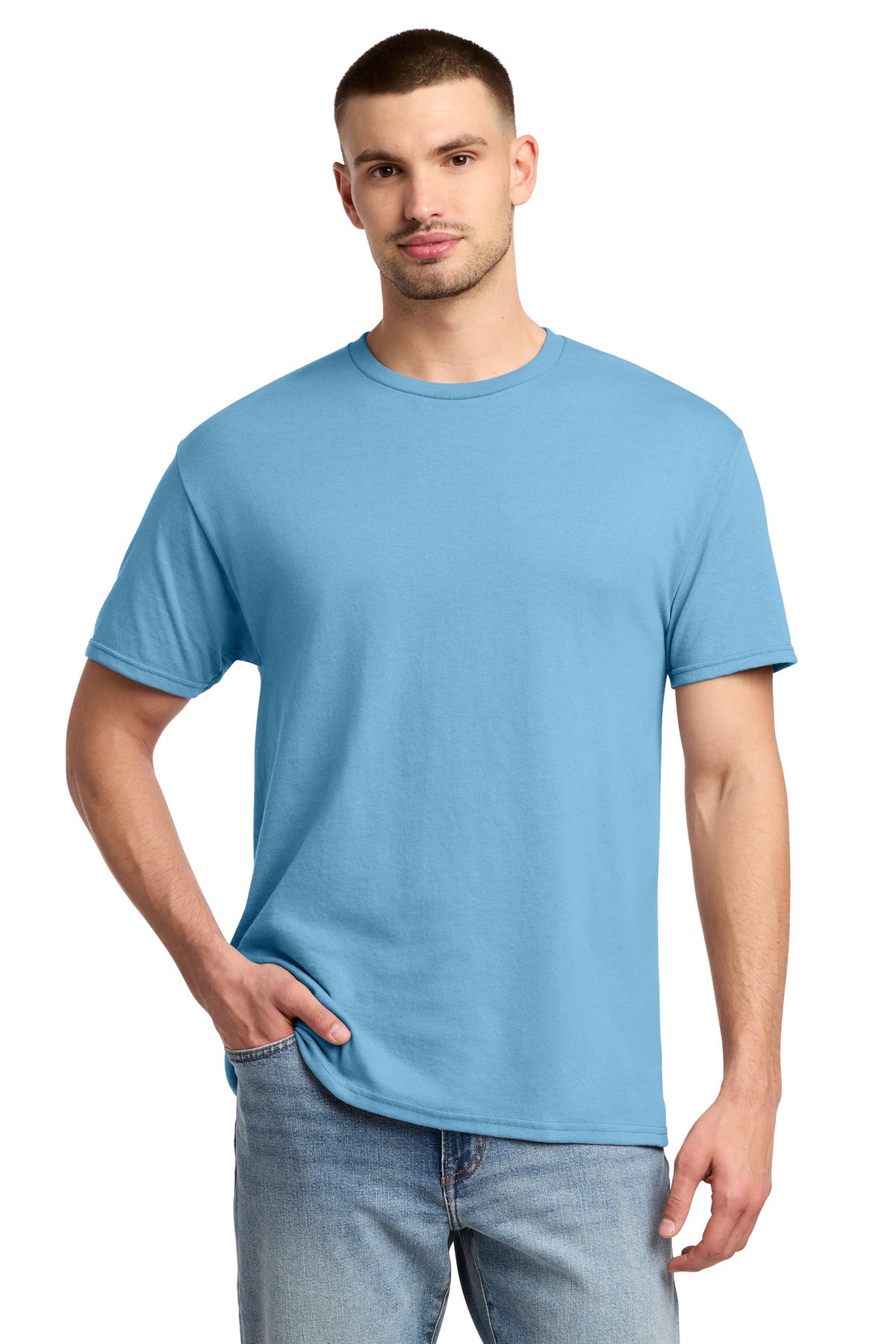 Jerzees   -  Dri-Power   50/50 Cotton/Poly T-Shirt.  29M
