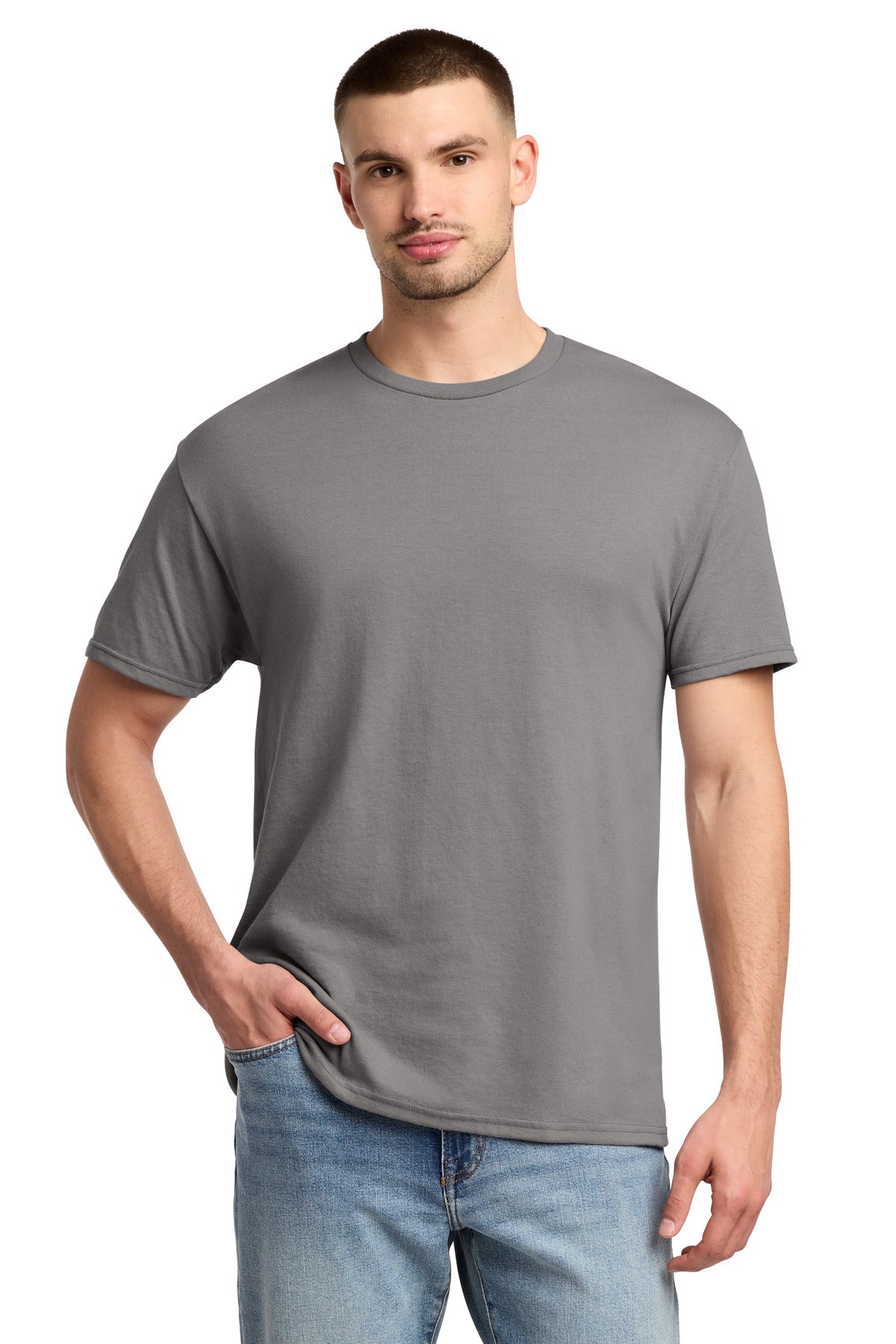 Jerzees   -  Dri-Power   50/50 Cotton/Poly T-Shirt.  29M