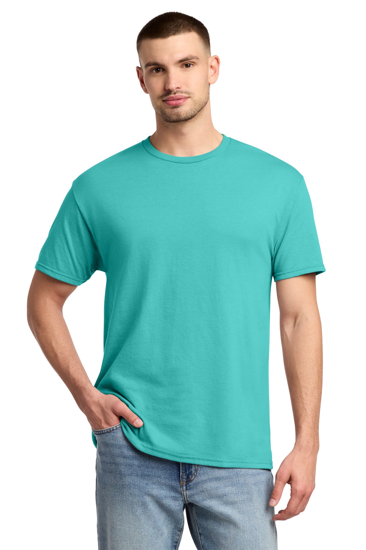 Jerzees   -  Dri-Power   50/50 Cotton/Poly T-Shirt.  29M