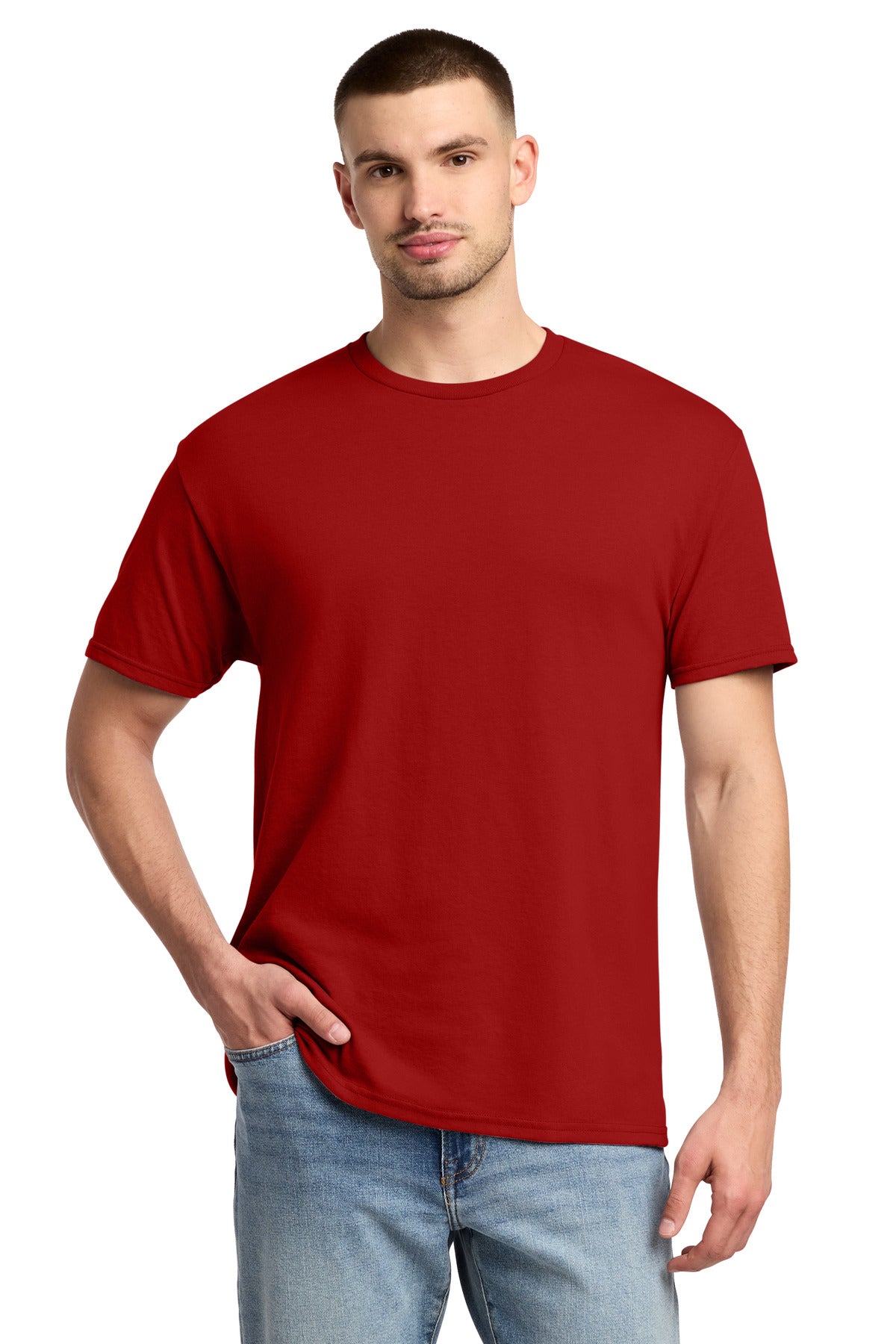 Jerzees   -  Dri-Power   50/50 Cotton/Poly T-Shirt.  29M