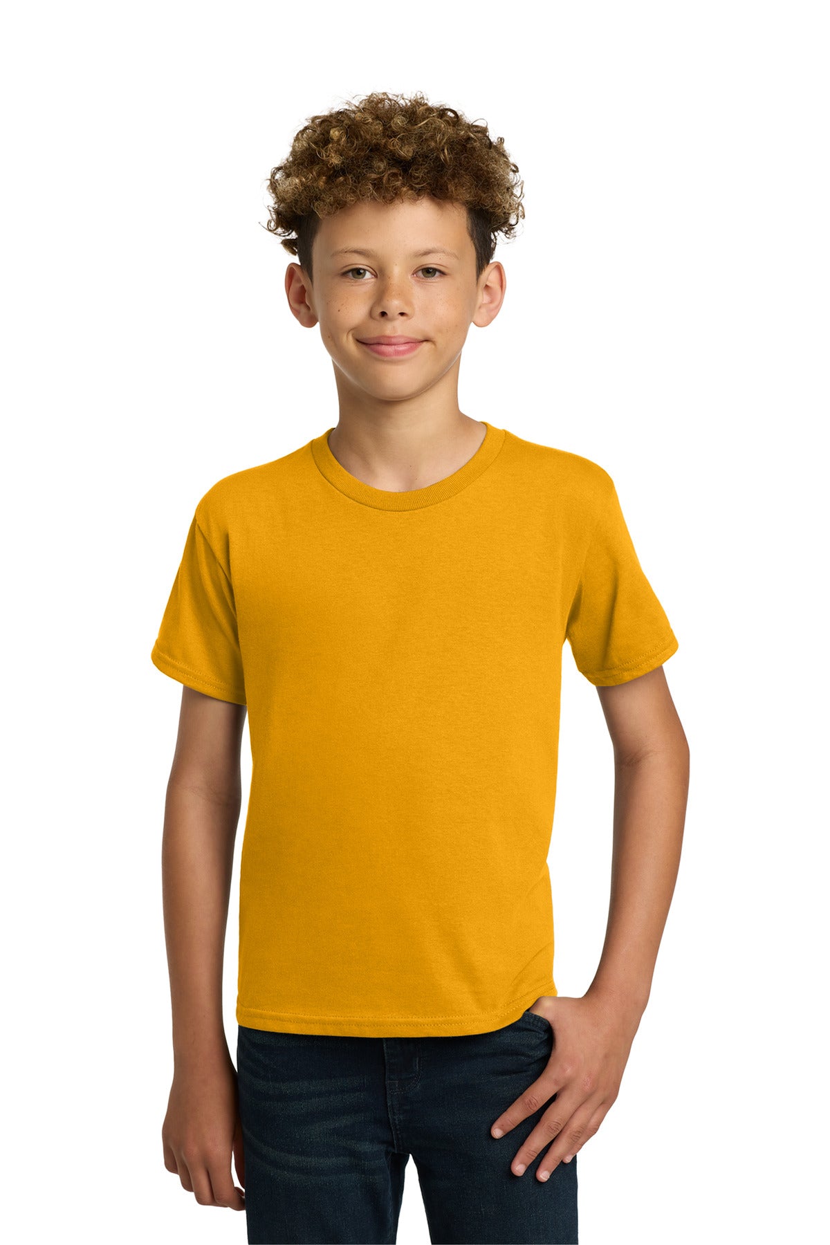 Gildan   - Youth  Heavy Cotton   100% Cotton T-Shirt.  5000B