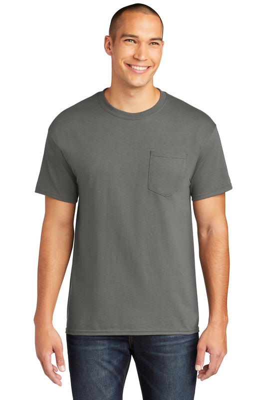 Gildan    Heavy Cotton    100% Cotton Pocket T-Shirt. 5300