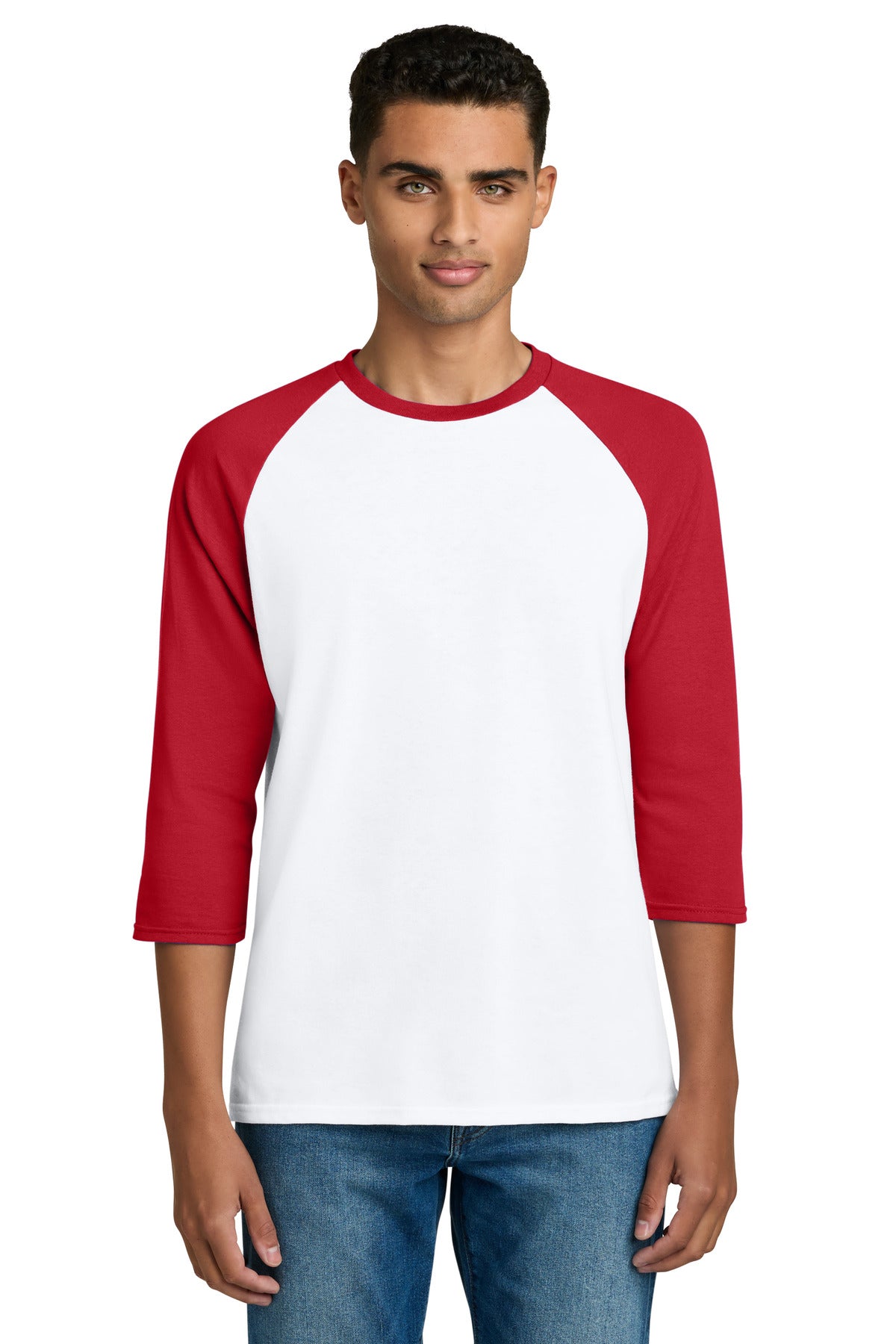 Gildan ®  Heavy Cotton ™  3/4-Sleeve Raglan T-Shirt. 5700 | Add Your Logo