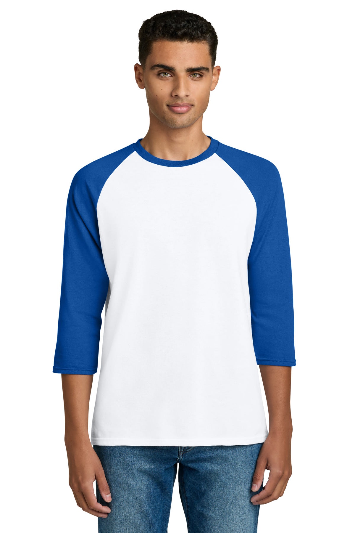 Gildan ®  Heavy Cotton ™  3/4-Sleeve Raglan T-Shirt. 5700 | Add Your Logo
