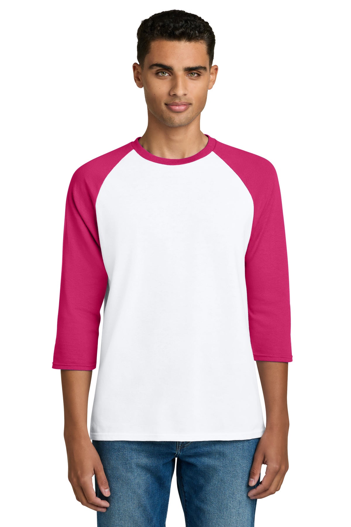Gildan ®  Heavy Cotton ™  3/4-Sleeve Raglan T-Shirt. 5700 | Add Your Logo