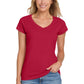 Gildan Softstyle ®  Women's Fit V-Neck T-Shirt. 64V00L | Add Your Logo