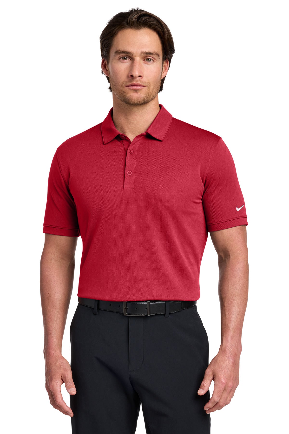 Nike Dri-FIT Solid Icon Pique Modern Fit Polo.  746099 | Add Your Logo