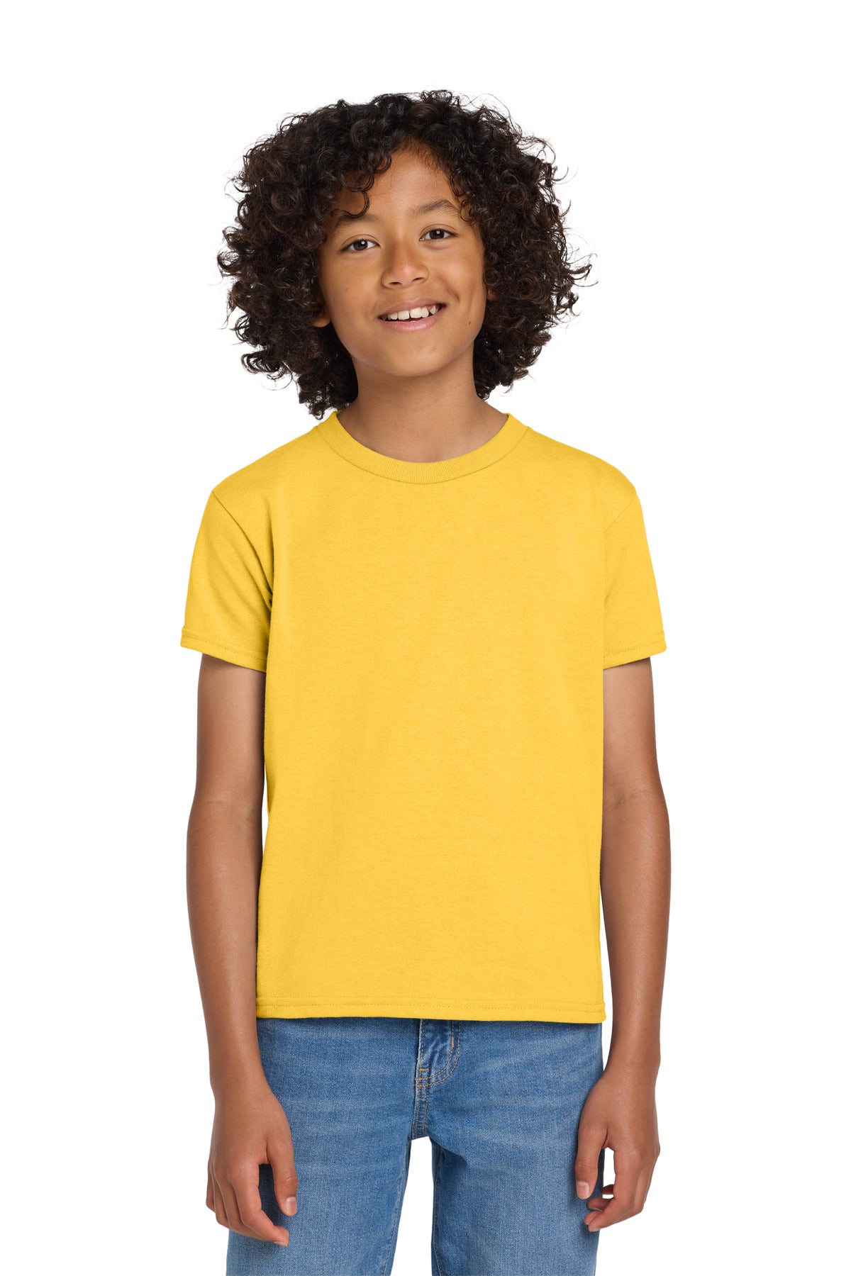Gildan   Youth DryBlend   50 Cotton/50 Poly T-Shirt.  8000B
