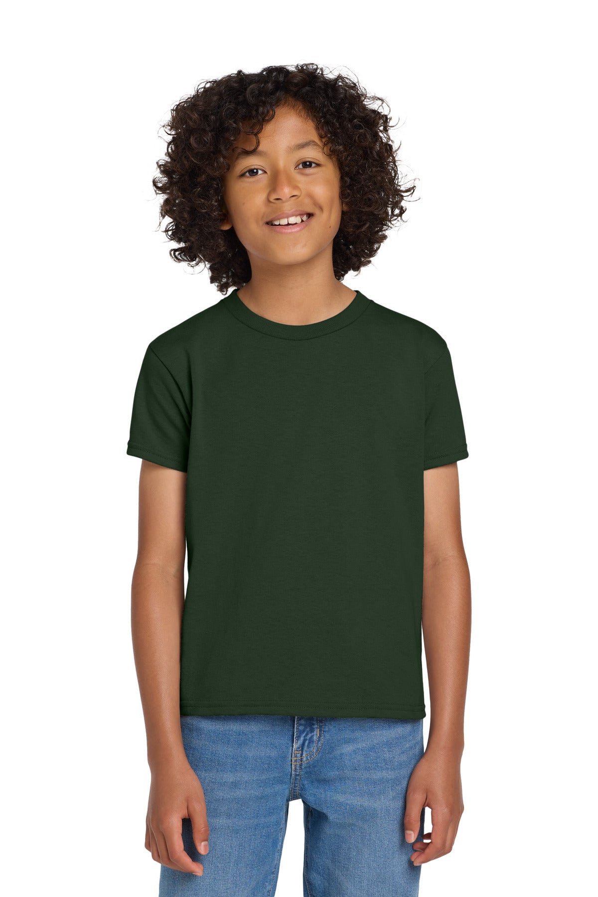 Gildan   Youth DryBlend   50 Cotton/50 Poly T-Shirt.  8000B