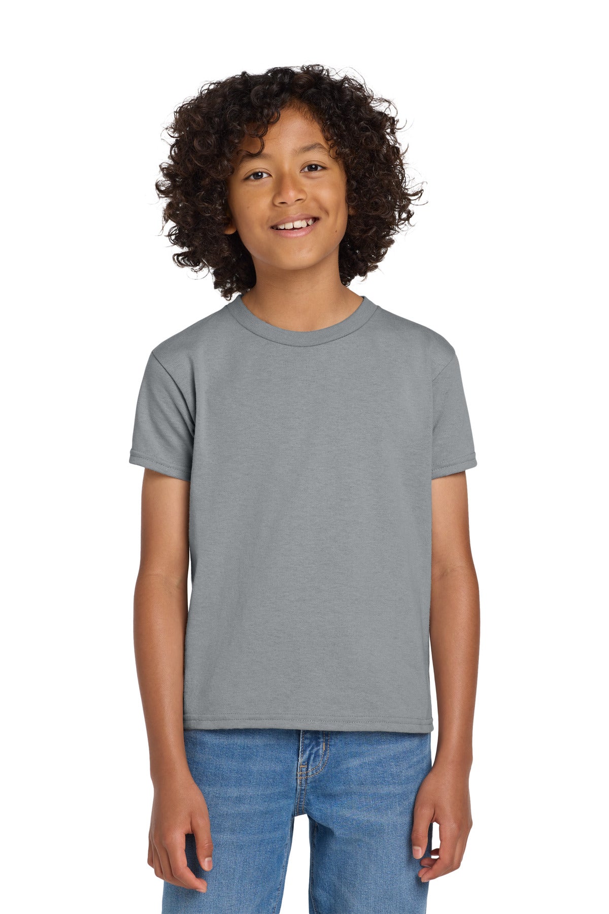 Gildan   Youth DryBlend   50 Cotton/50 Poly T-Shirt.  8000B