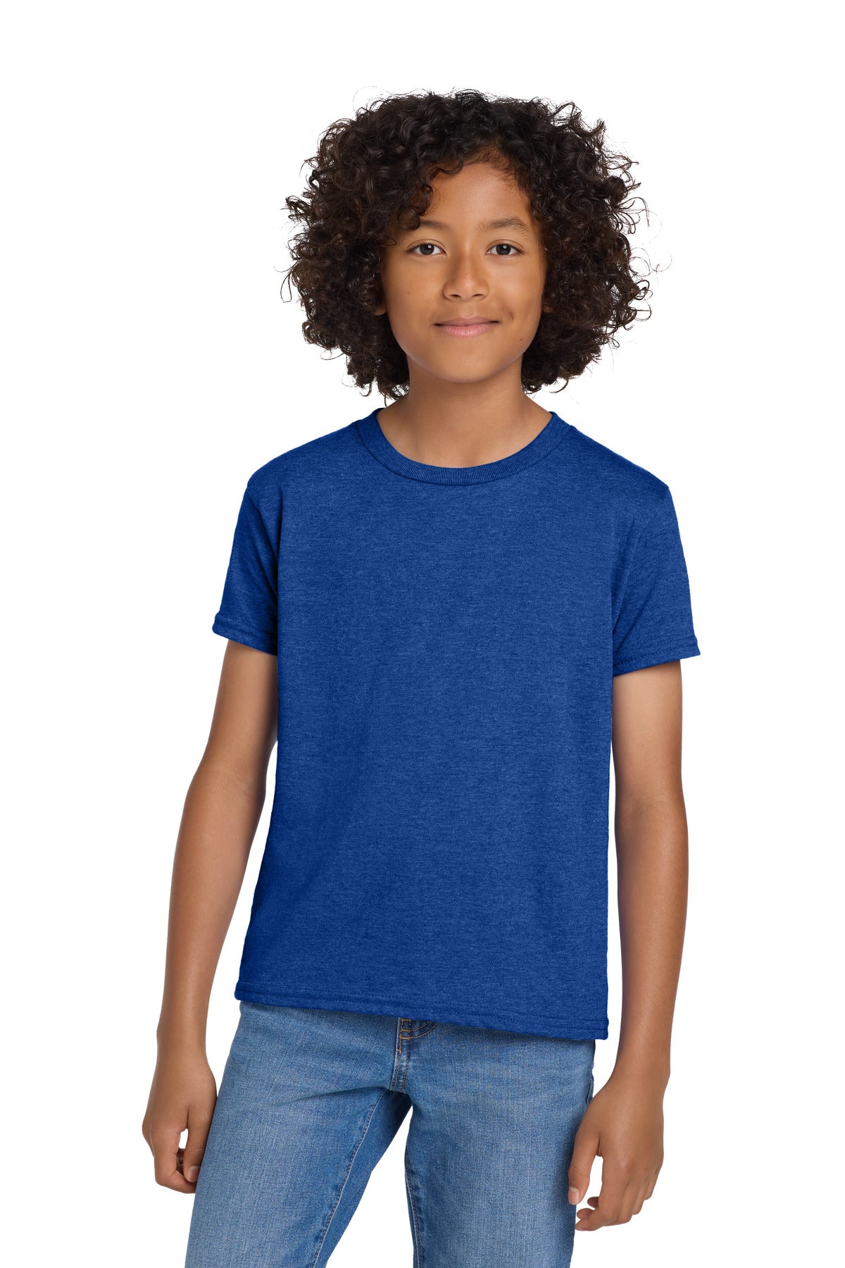 Gildan   Youth DryBlend   50 Cotton/50 Poly T-Shirt.  8000B