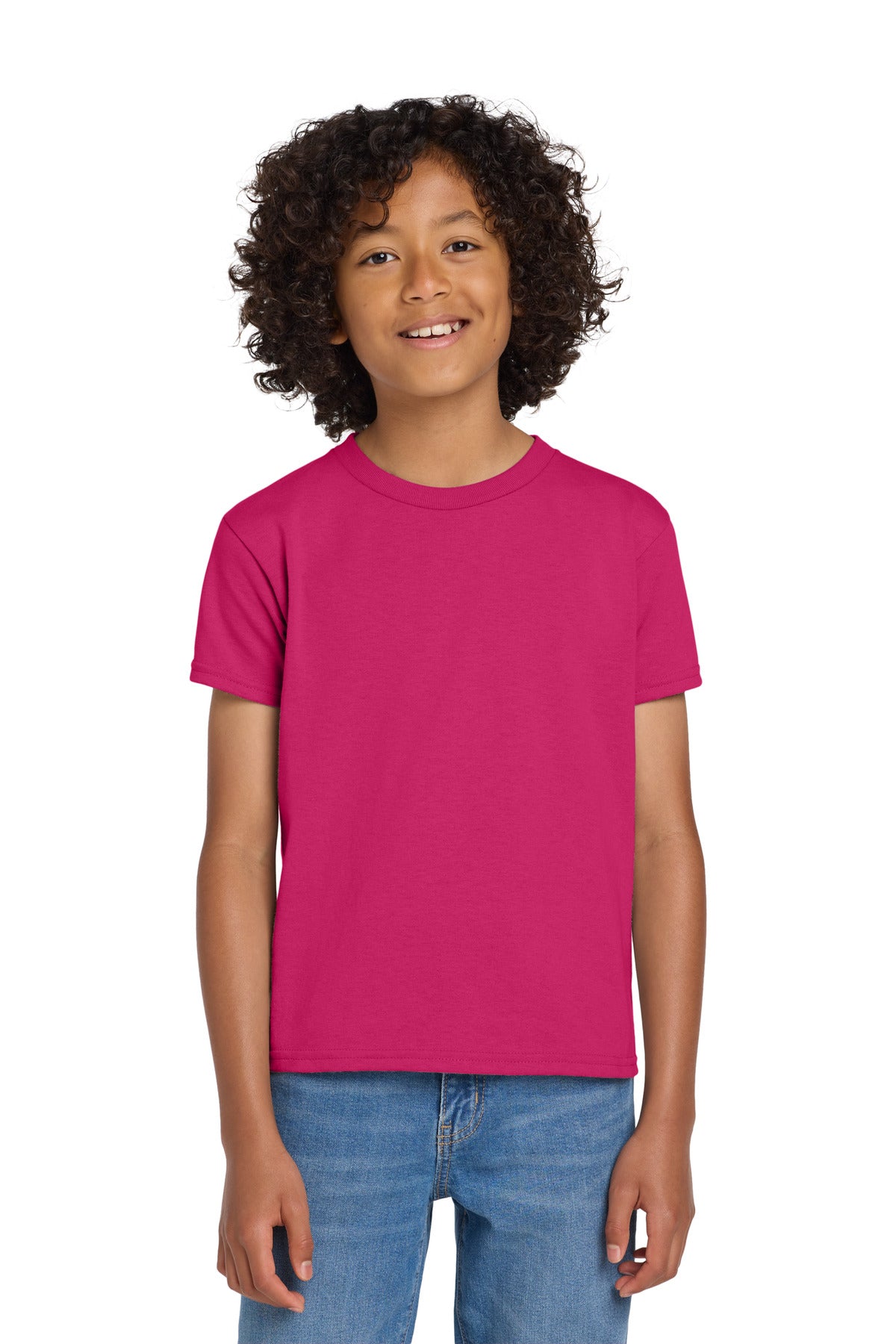 Gildan   Youth DryBlend   50 Cotton/50 Poly T-Shirt.  8000B