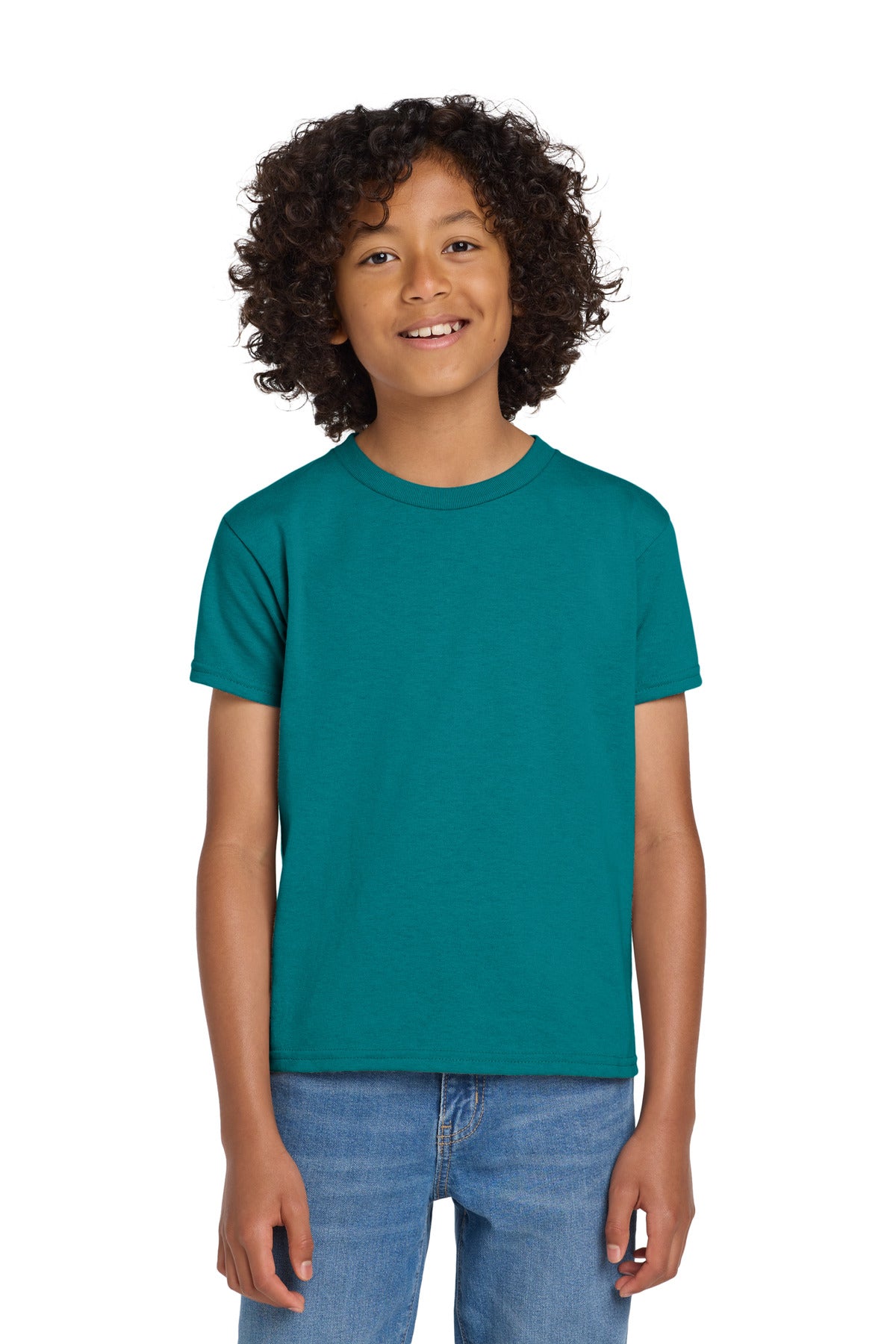 Gildan   Youth DryBlend   50 Cotton/50 Poly T-Shirt.  8000B