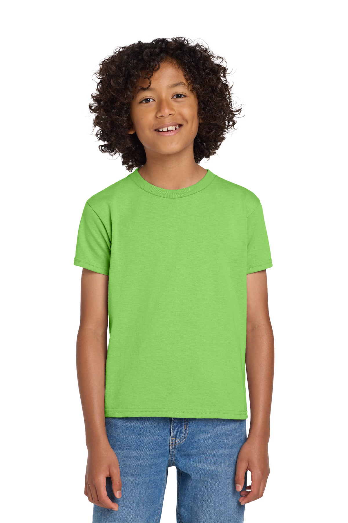 Gildan   Youth DryBlend   50 Cotton/50 Poly T-Shirt.  8000B