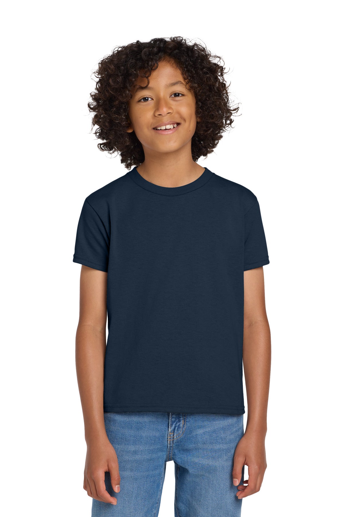 Gildan   Youth DryBlend   50 Cotton/50 Poly T-Shirt.  8000B