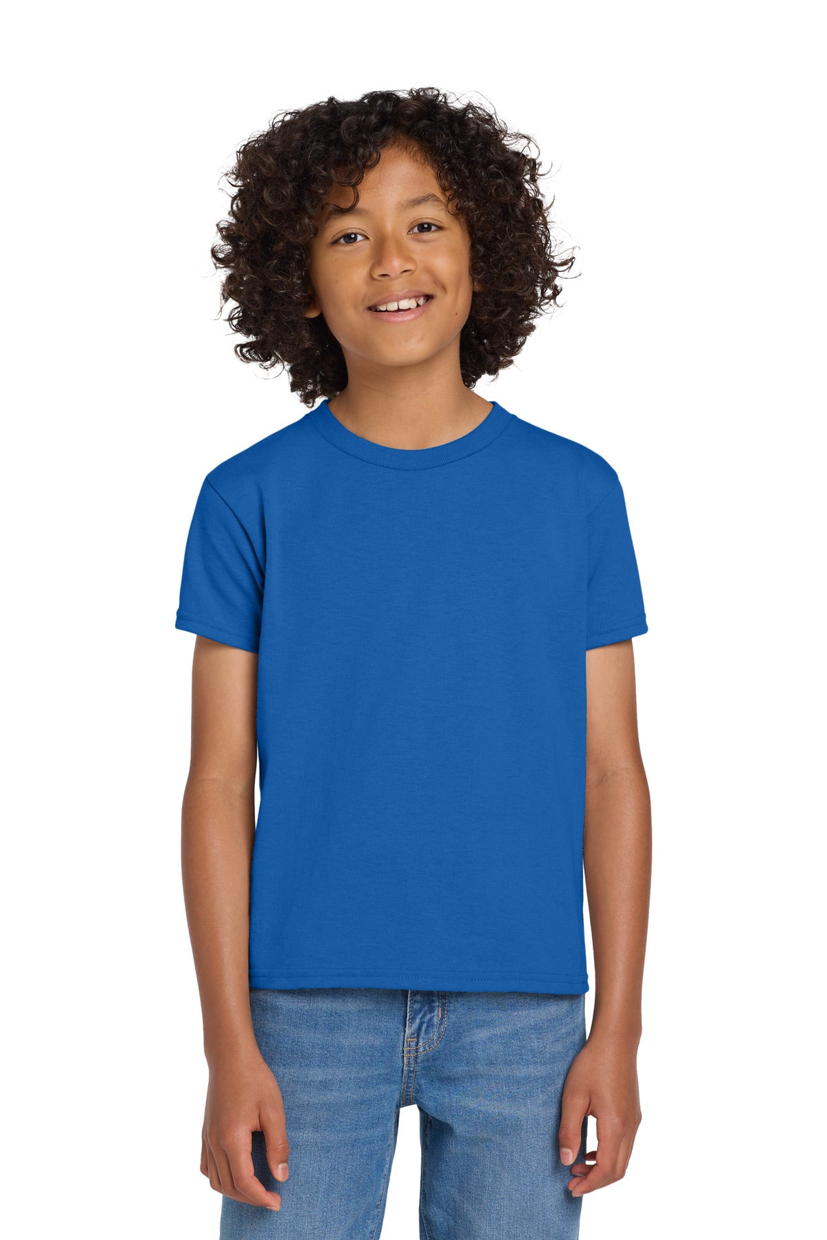 Gildan   Youth DryBlend   50 Cotton/50 Poly T-Shirt.  8000B