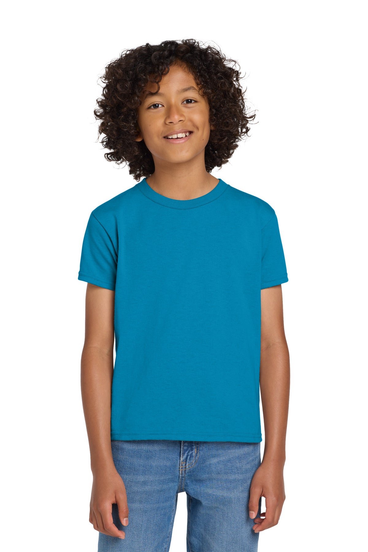 Gildan   Youth DryBlend   50 Cotton/50 Poly T-Shirt.  8000B