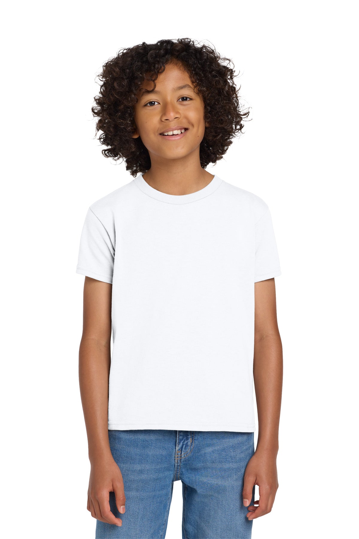 Gildan   Youth DryBlend   50 Cotton/50 Poly T-Shirt.  8000B